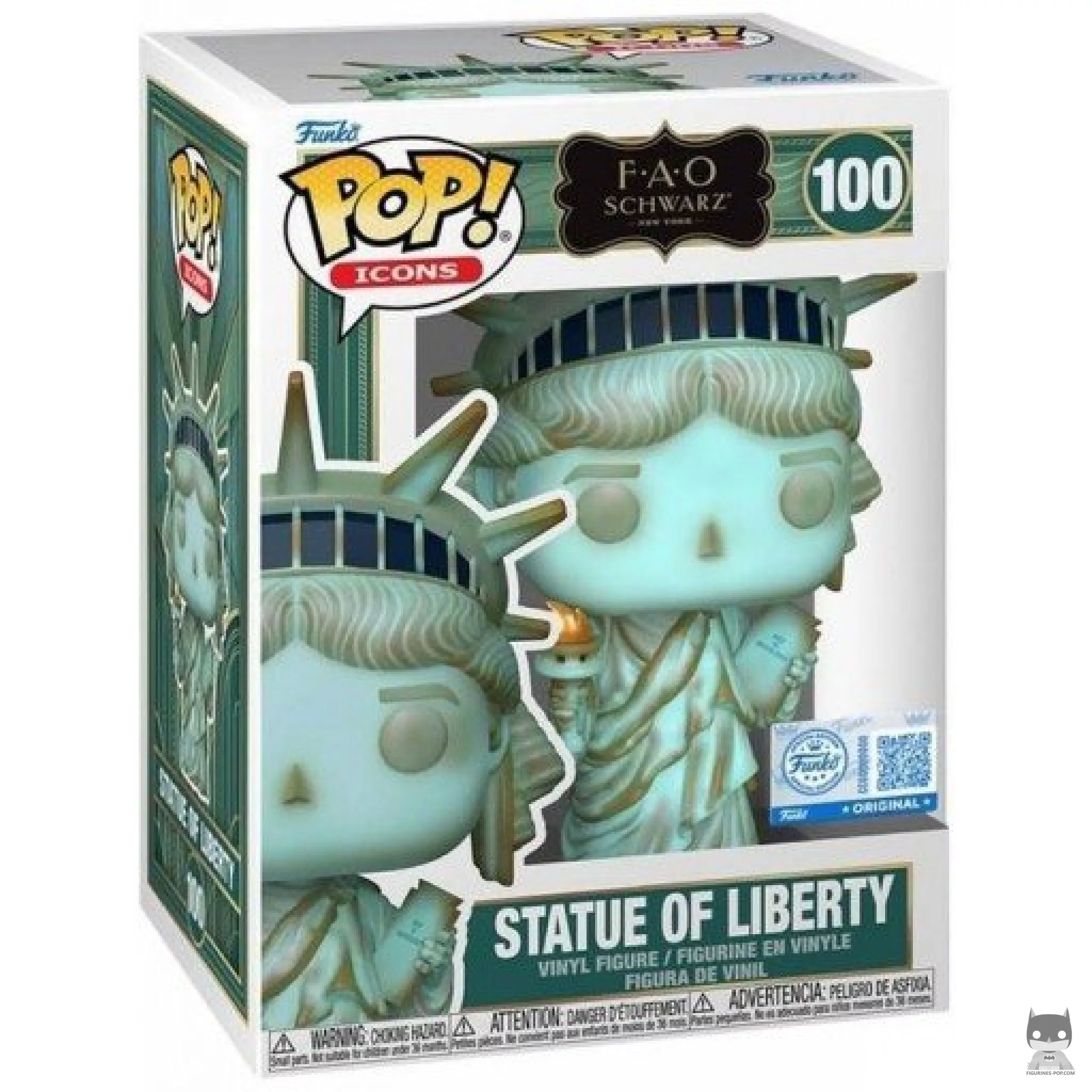 Figurine Funko POP Statue de la Liberté avec boîte