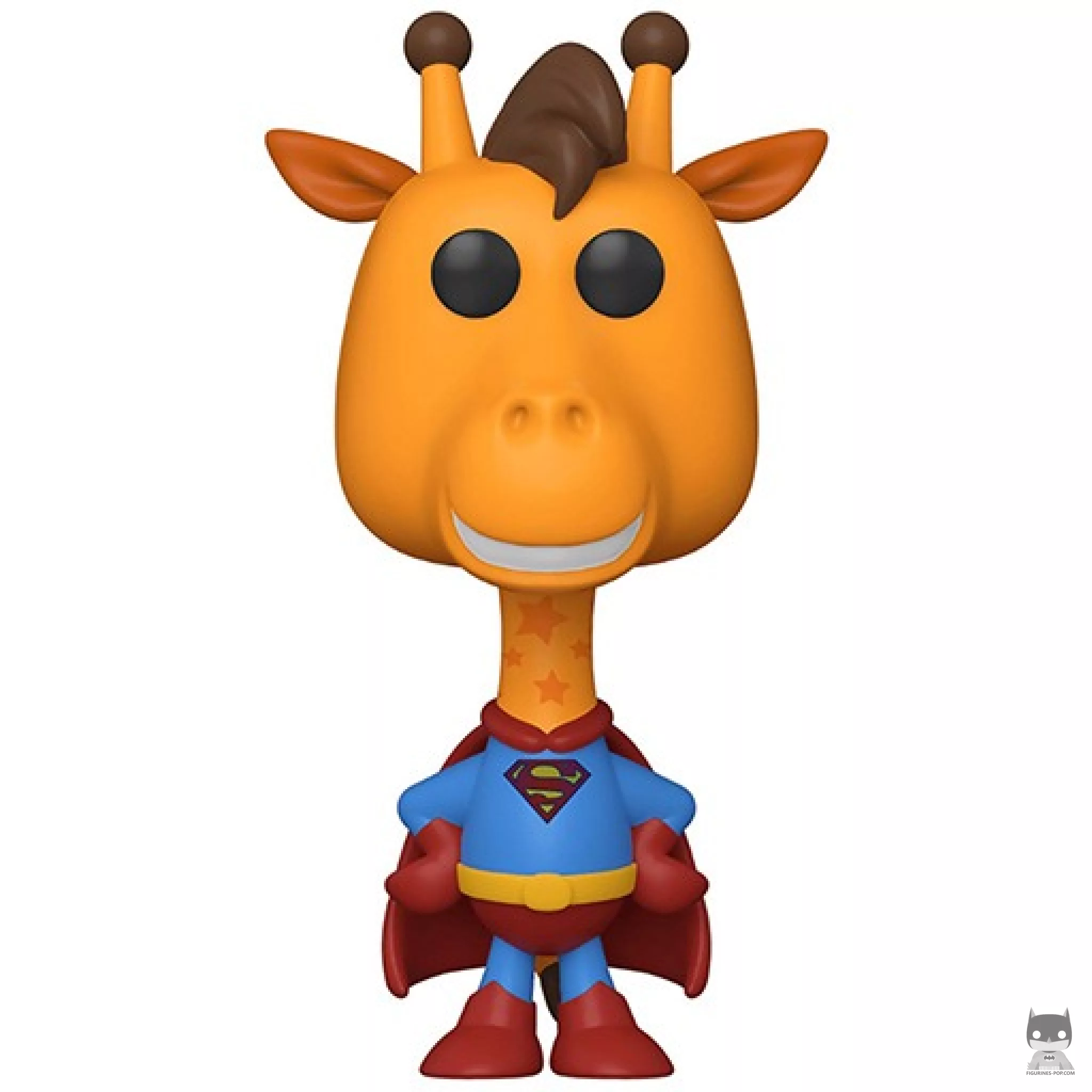 Figurine Funko POP Geoffrey la Girafe (en Superman) (Icônes de marques)