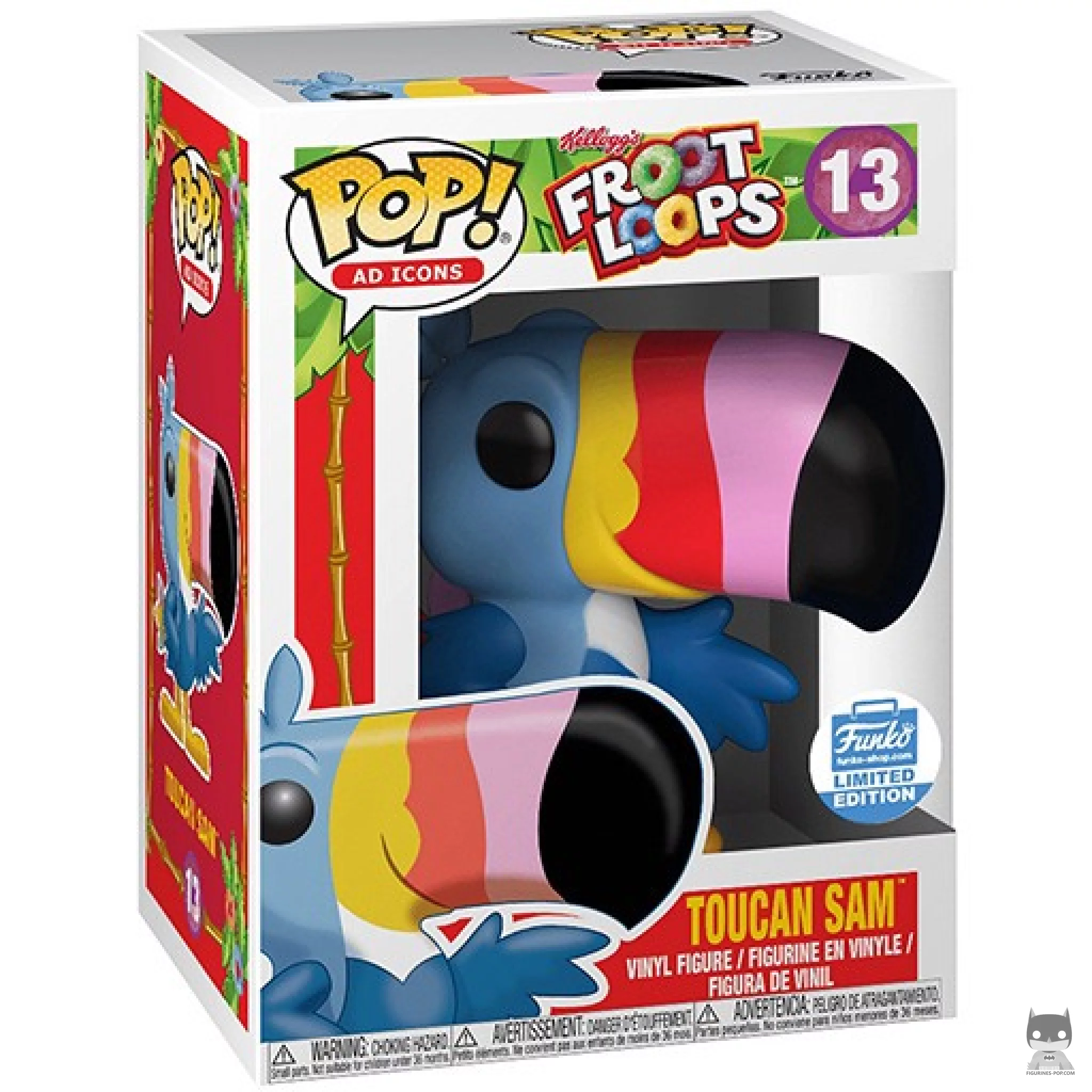 Figurine Funko POP Toucan Sam avec boîte