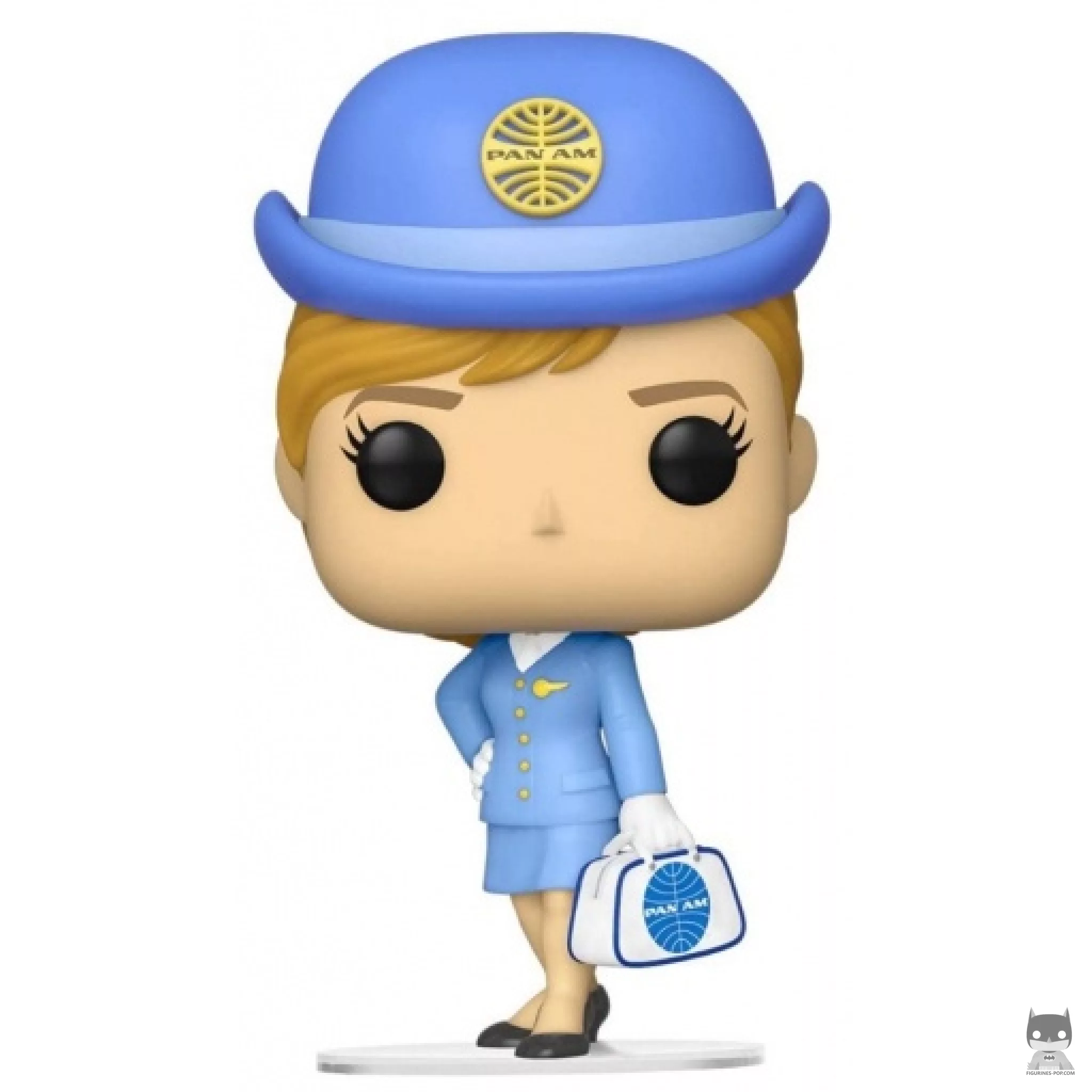Figurine Funko POP Hôtesse de l'air Pan Am avec sac blanc (Icônes de marques)