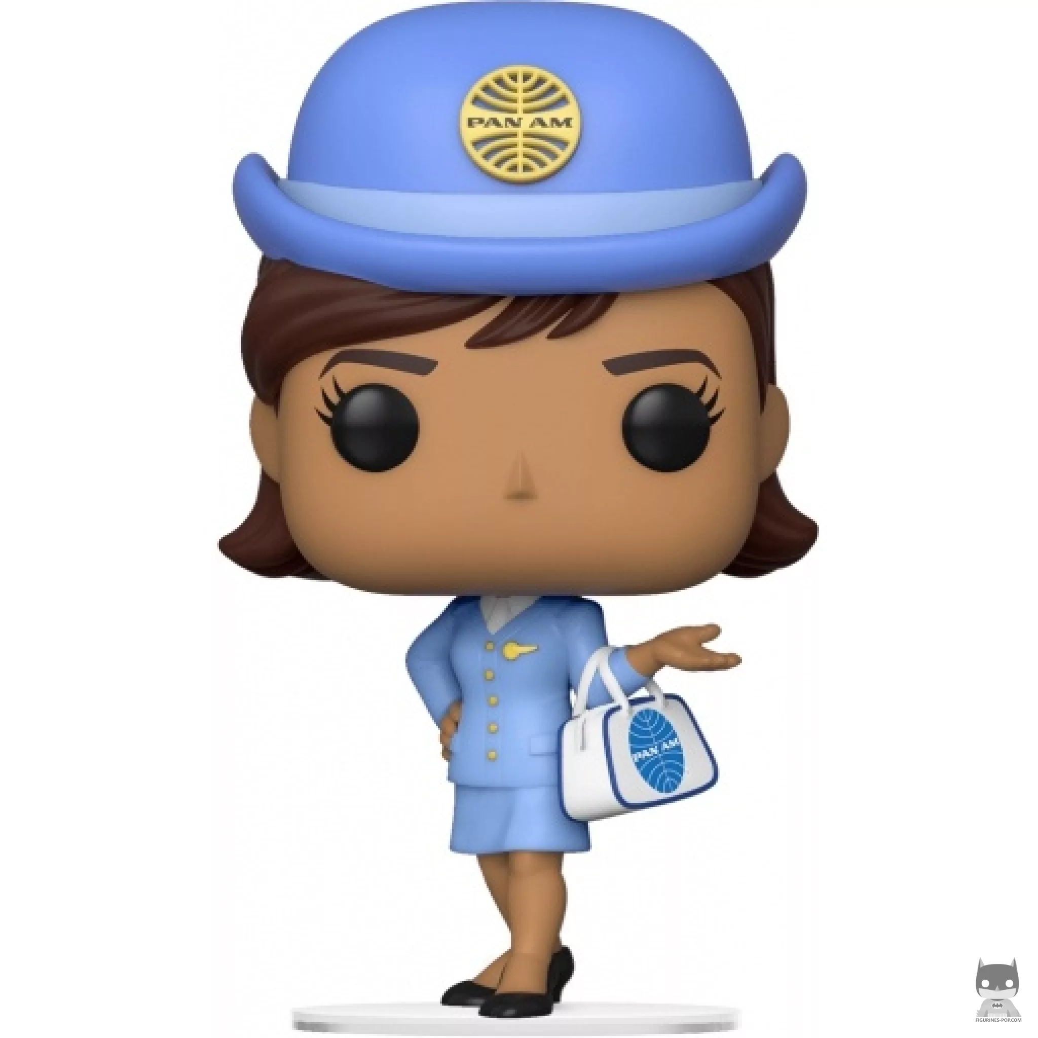 Figurine Funko POP Hôtesse de l'air Pan Am avec sac blanc (Icônes de marques)