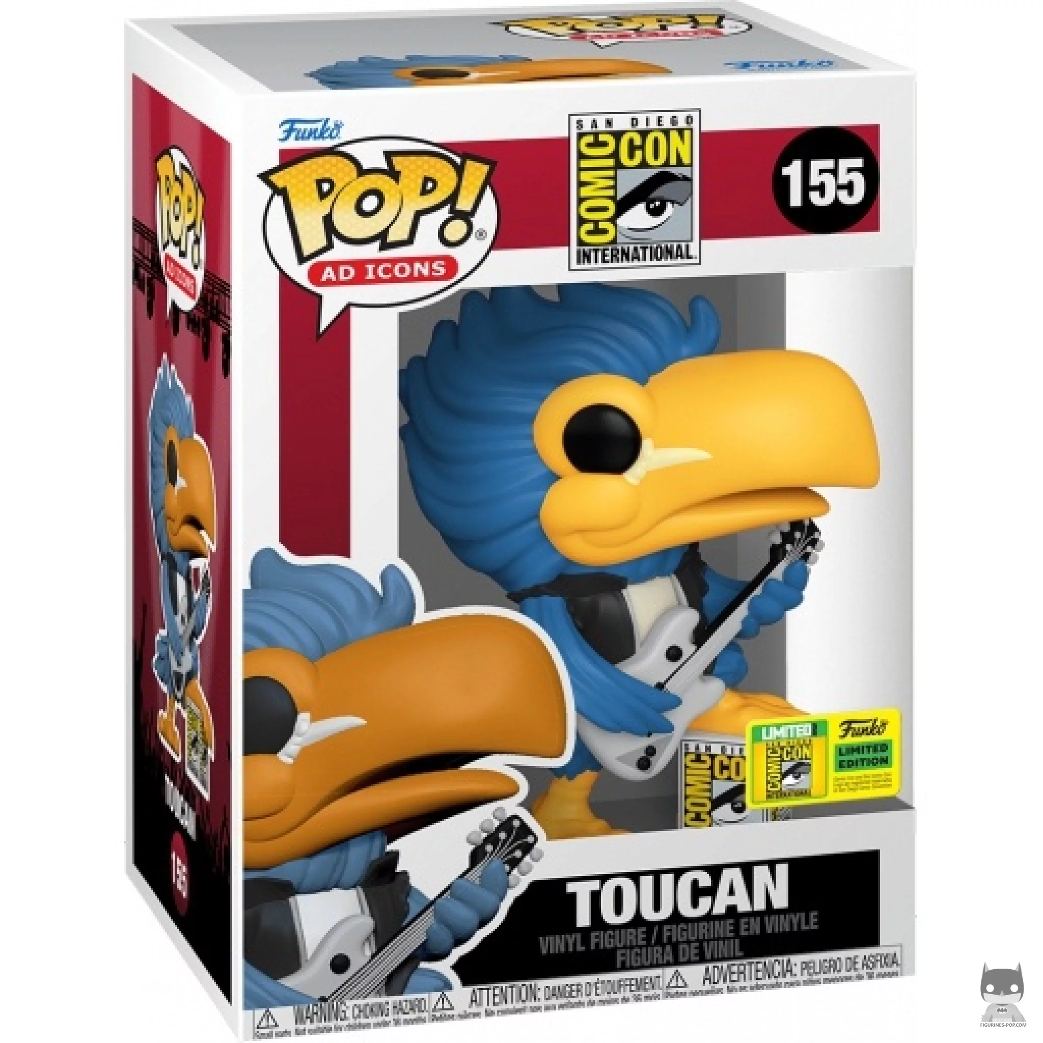 Figurine Funko POP Toucan Rocker (SDCC Summer Convention 2022) avec boîte