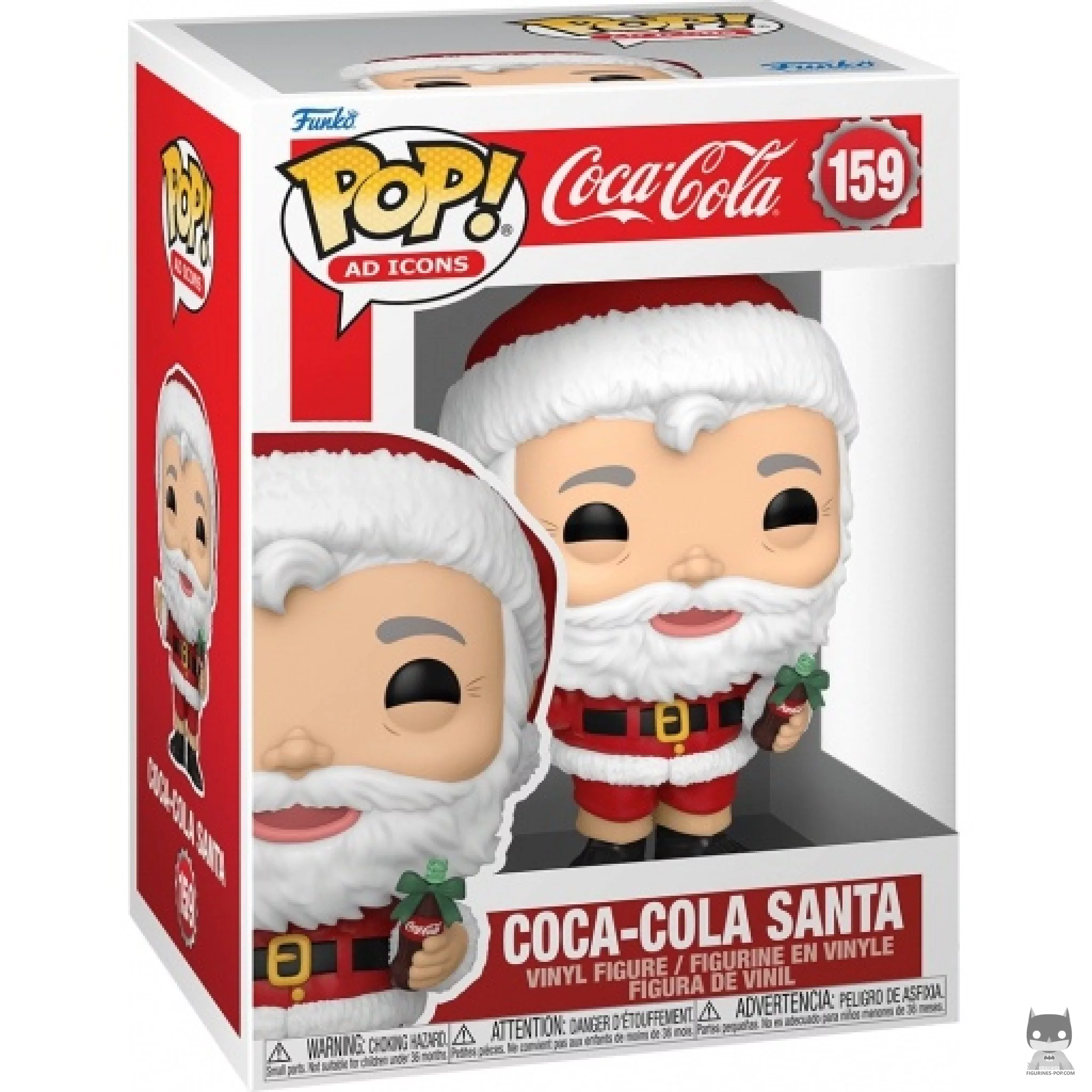 Figurine Funko POP Père Noël Coca-Cola avec boîte
