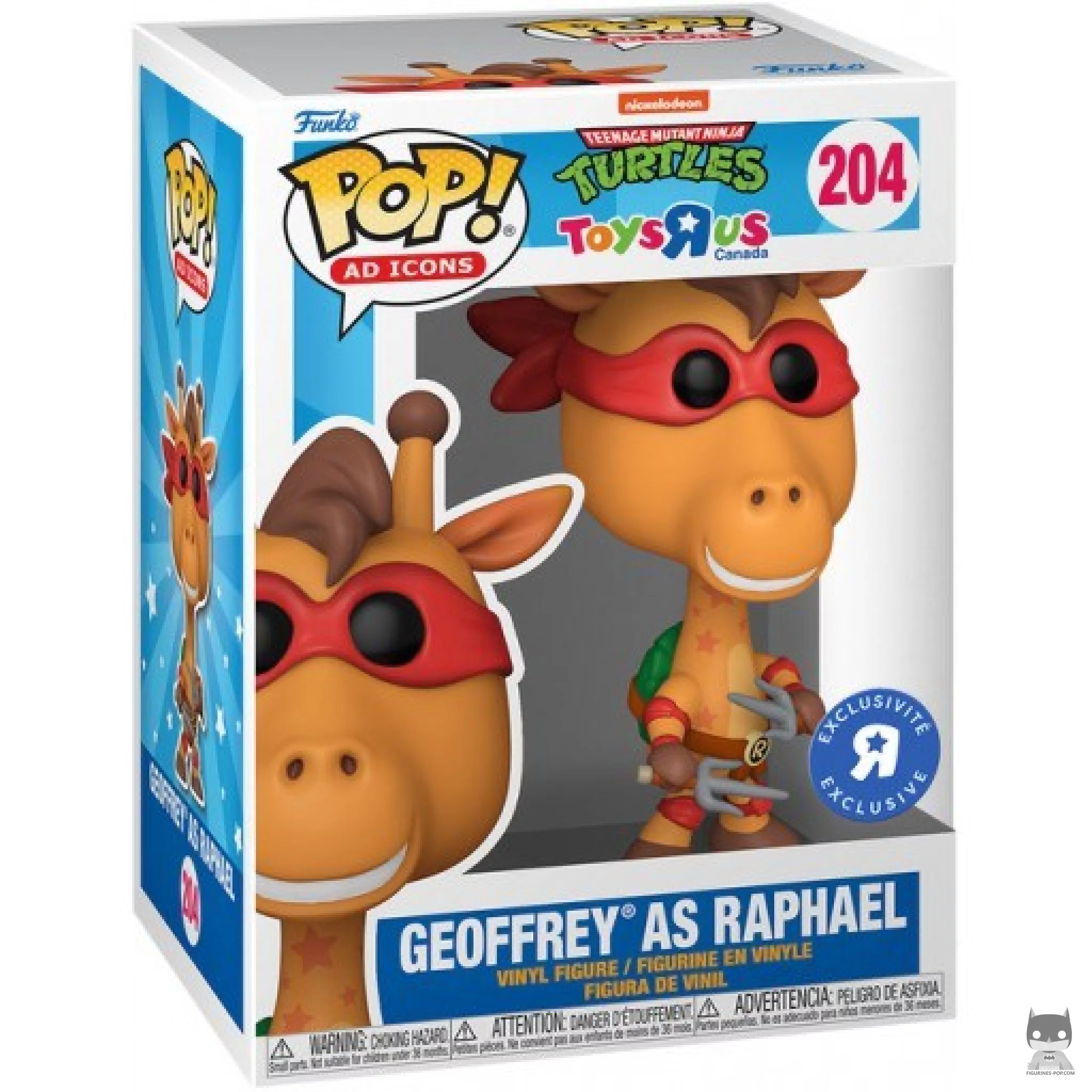 Figurine Funko POP Geoffrey en Raphael avec boîte