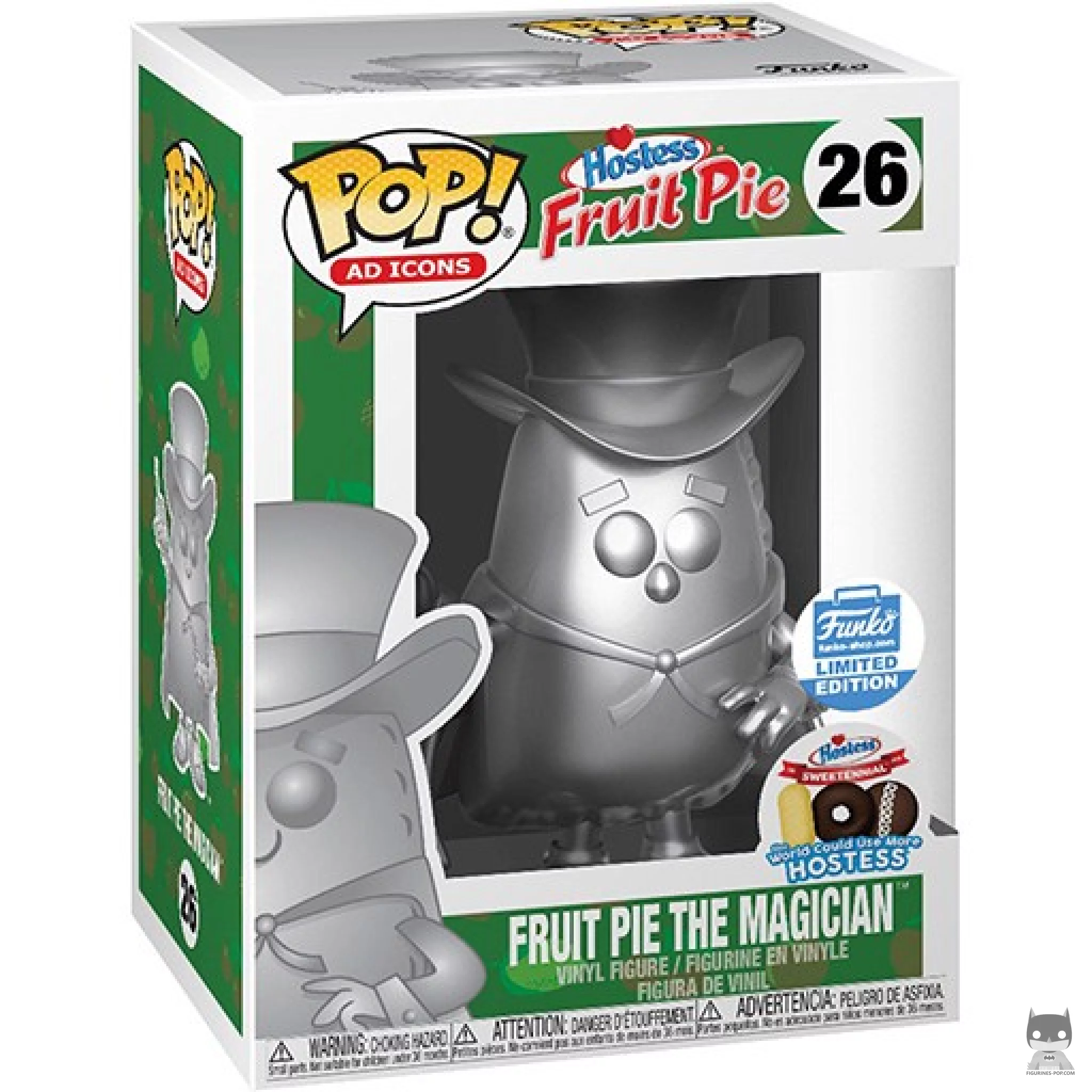 Figurine Funko POP Fruit Pie le Magicien (Platine) avec boîte
