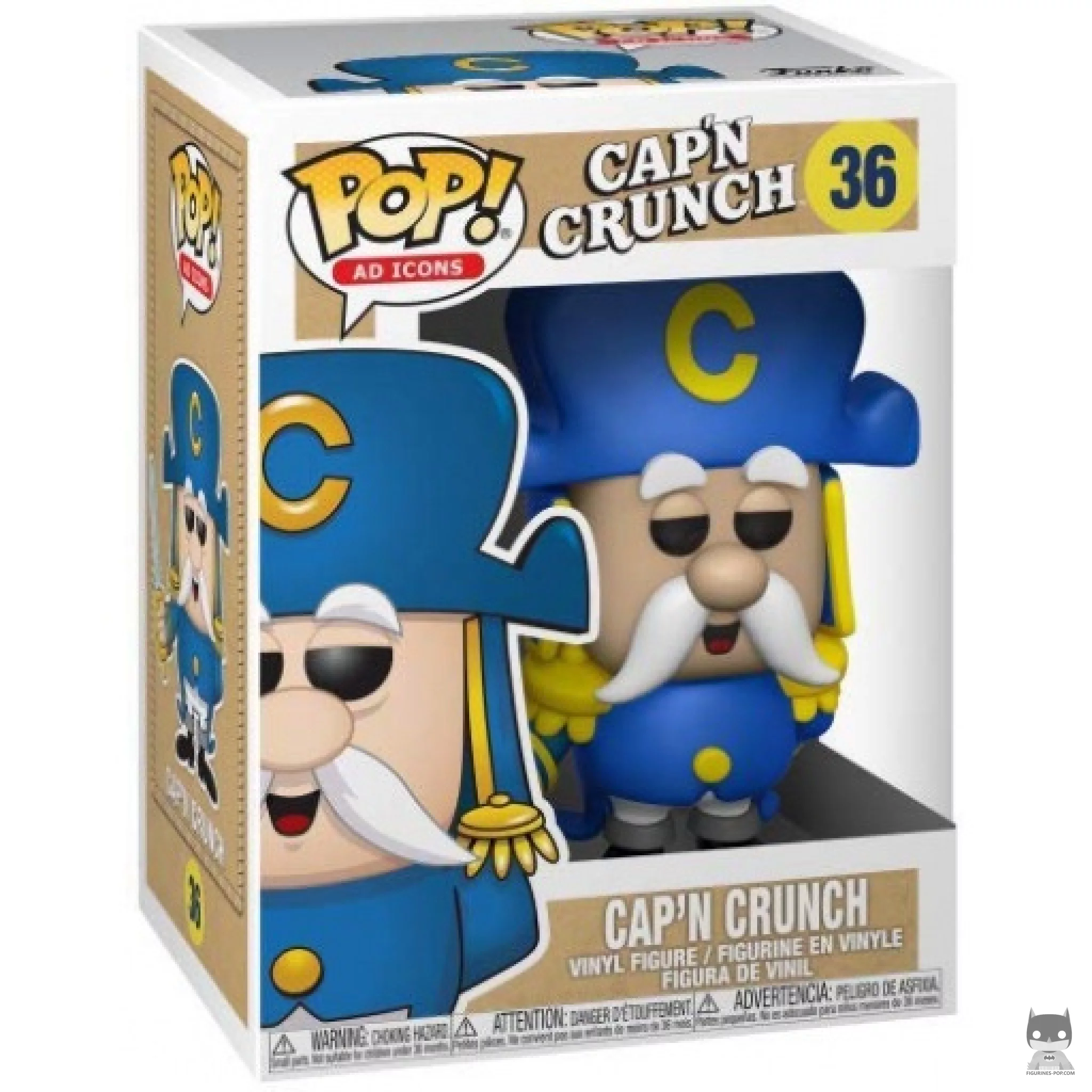 Figurine Funko POP Cap'n Crunch (avec Epée) avec boîte