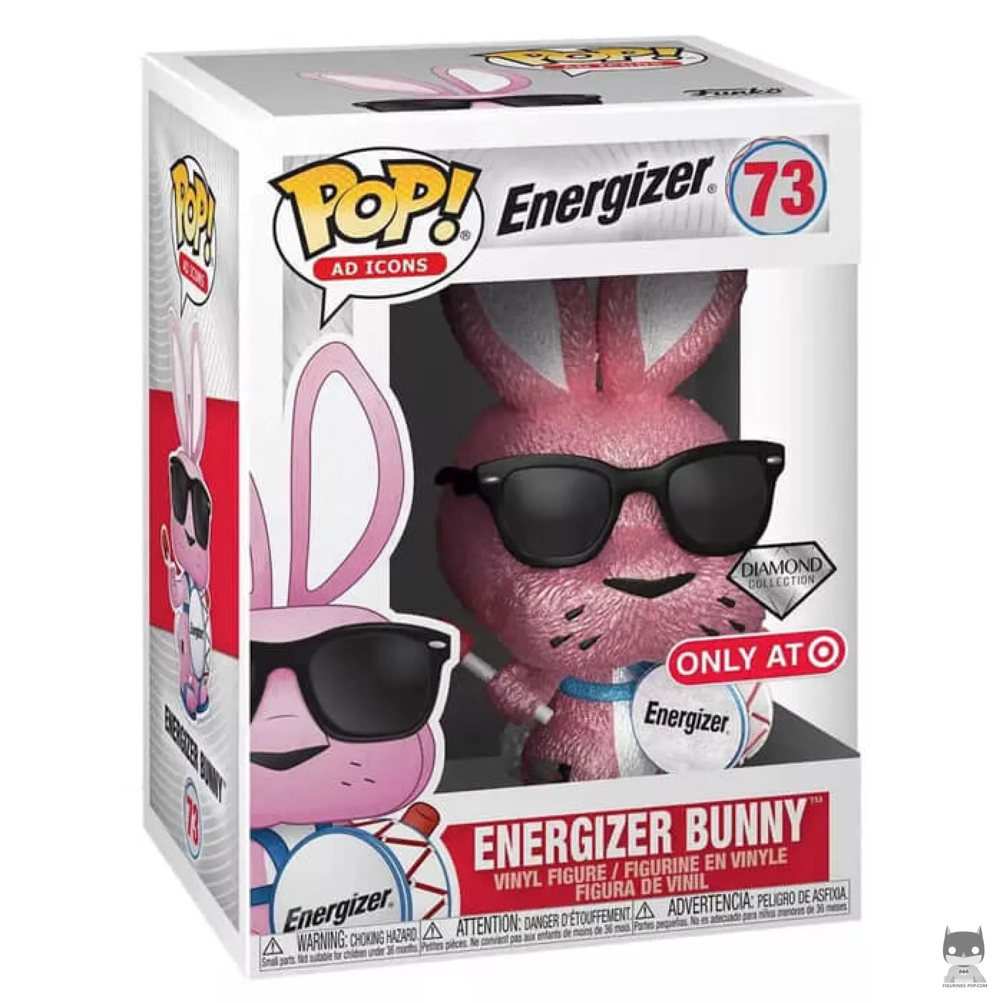 Figurine Funko POP Bunny Energizer (Diamond Glitter) avec boîte