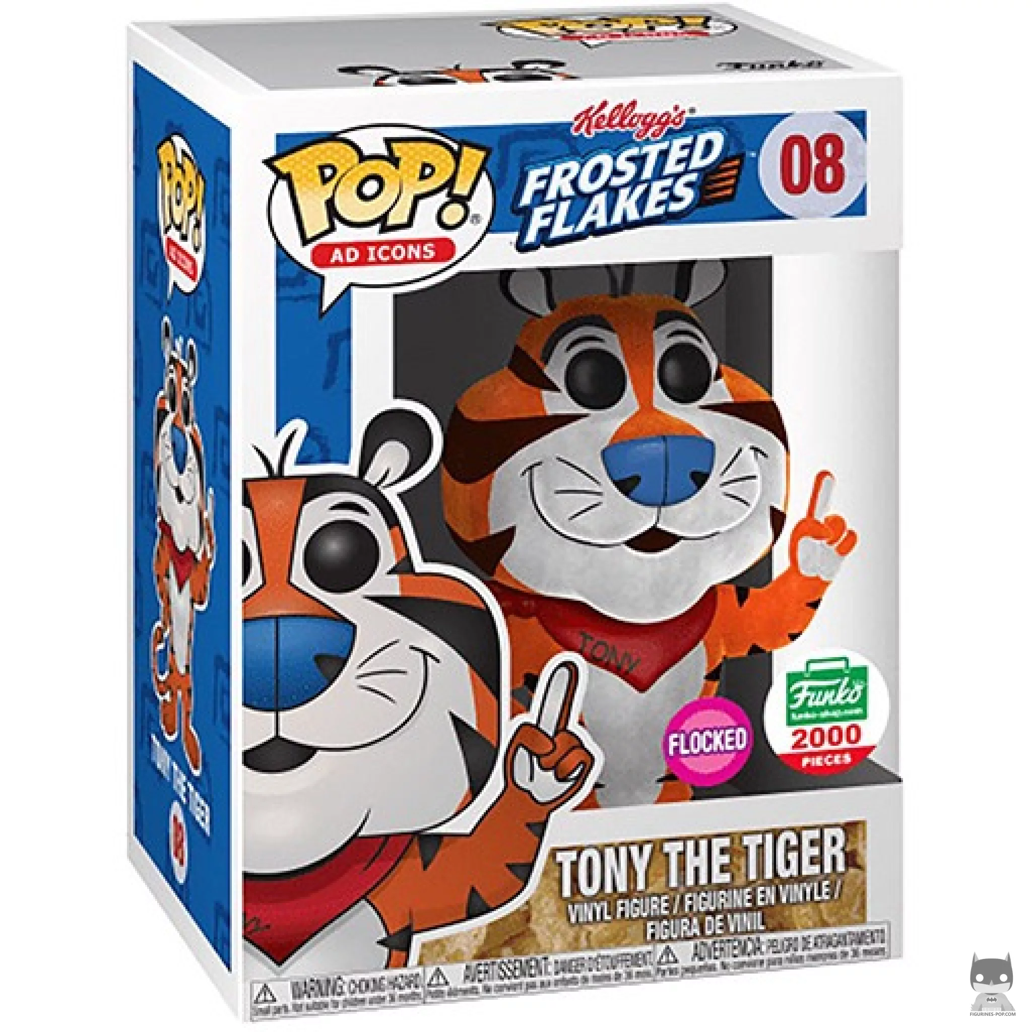 Figurine Funko POP Tony le Tigre (Flocked) avec boîte