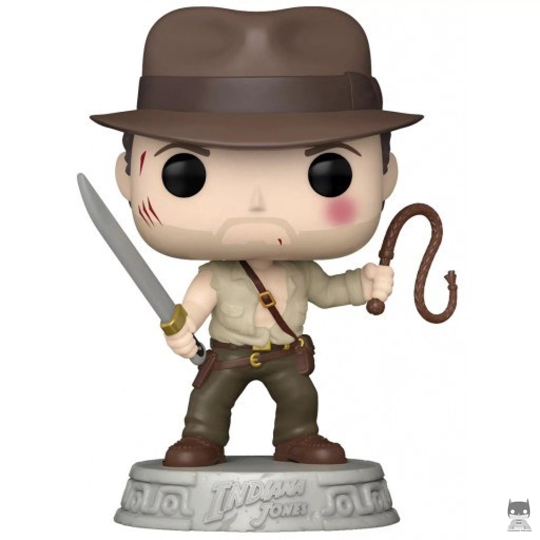 Figurine Funko POP Indiana Jones avec fouet et épée (Indiana Jones)