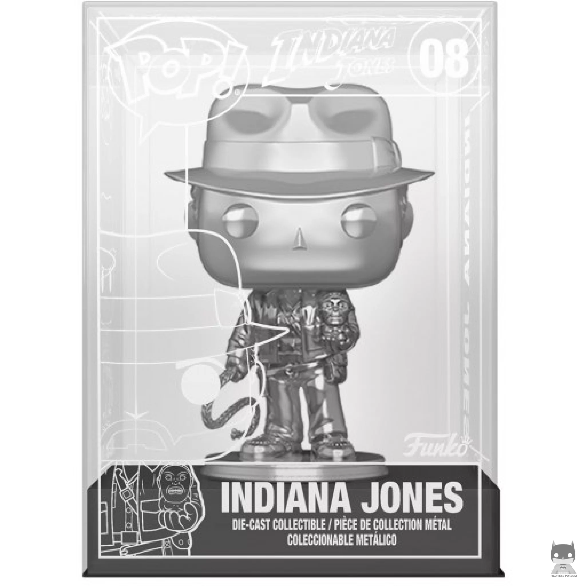 Figurine Funko POP Indiana Jones avec l'idole en or (Chase & Silver) (Indiana Jones)