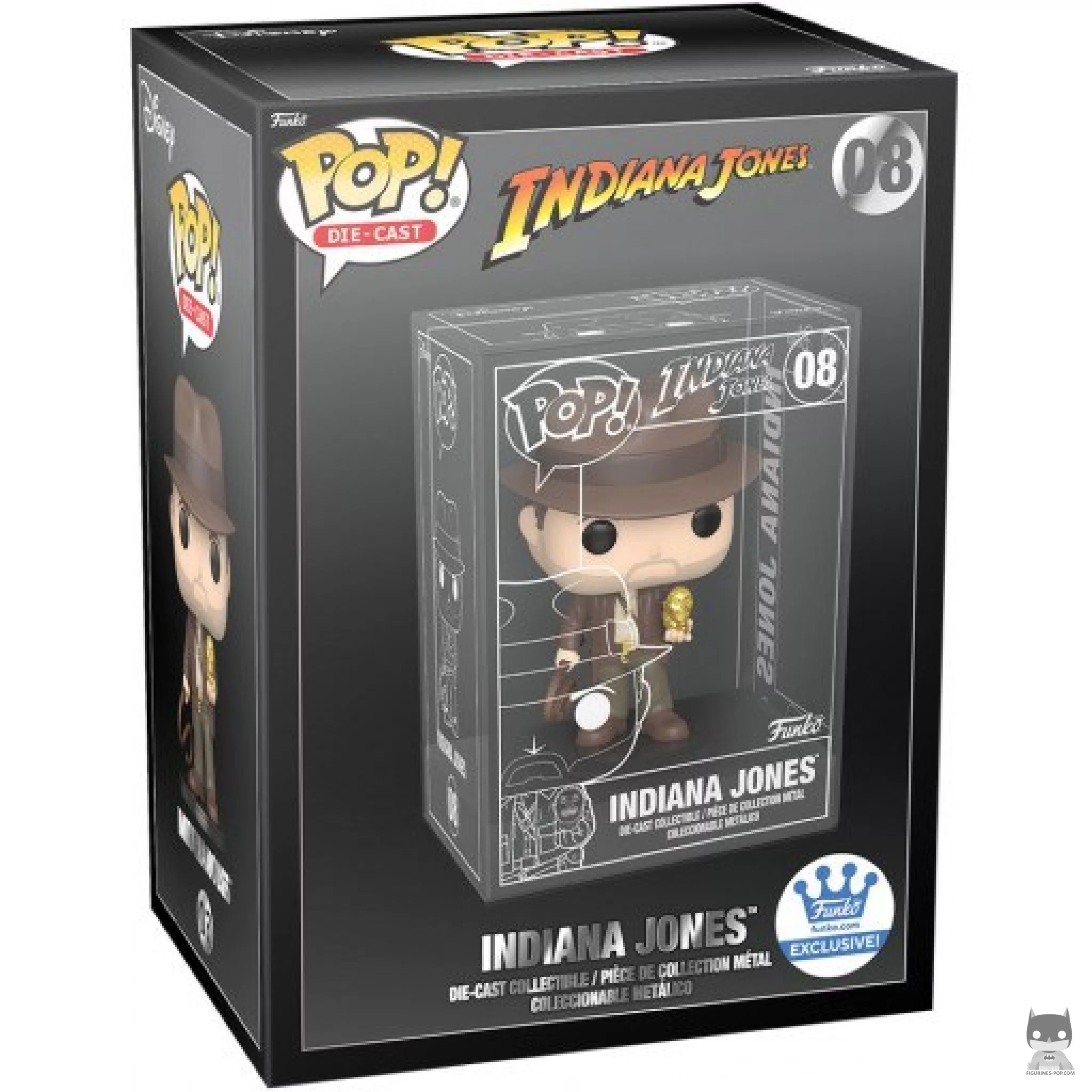 Figurine Funko POP Indiana Jones avec l'idole en or avec boîte