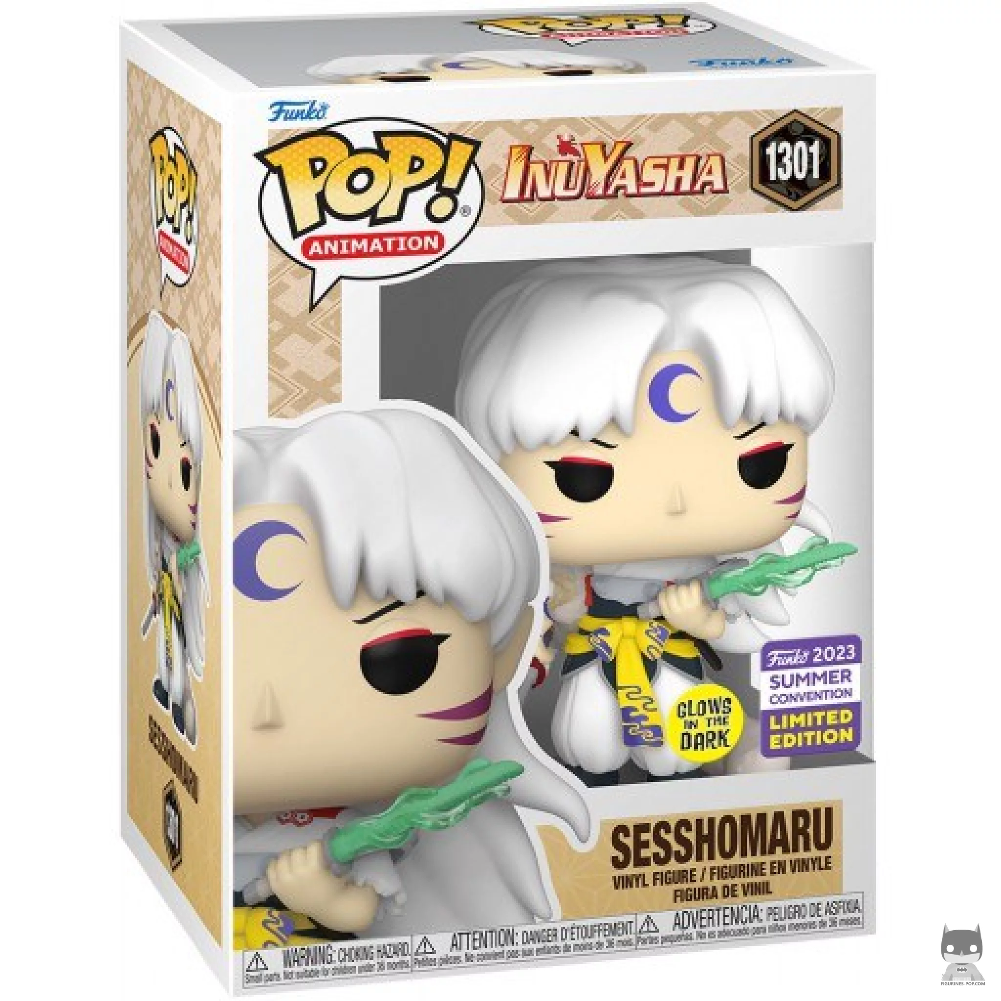 Figurine Funko POP Sesshômaru (Glow in the Dark) avec boîte