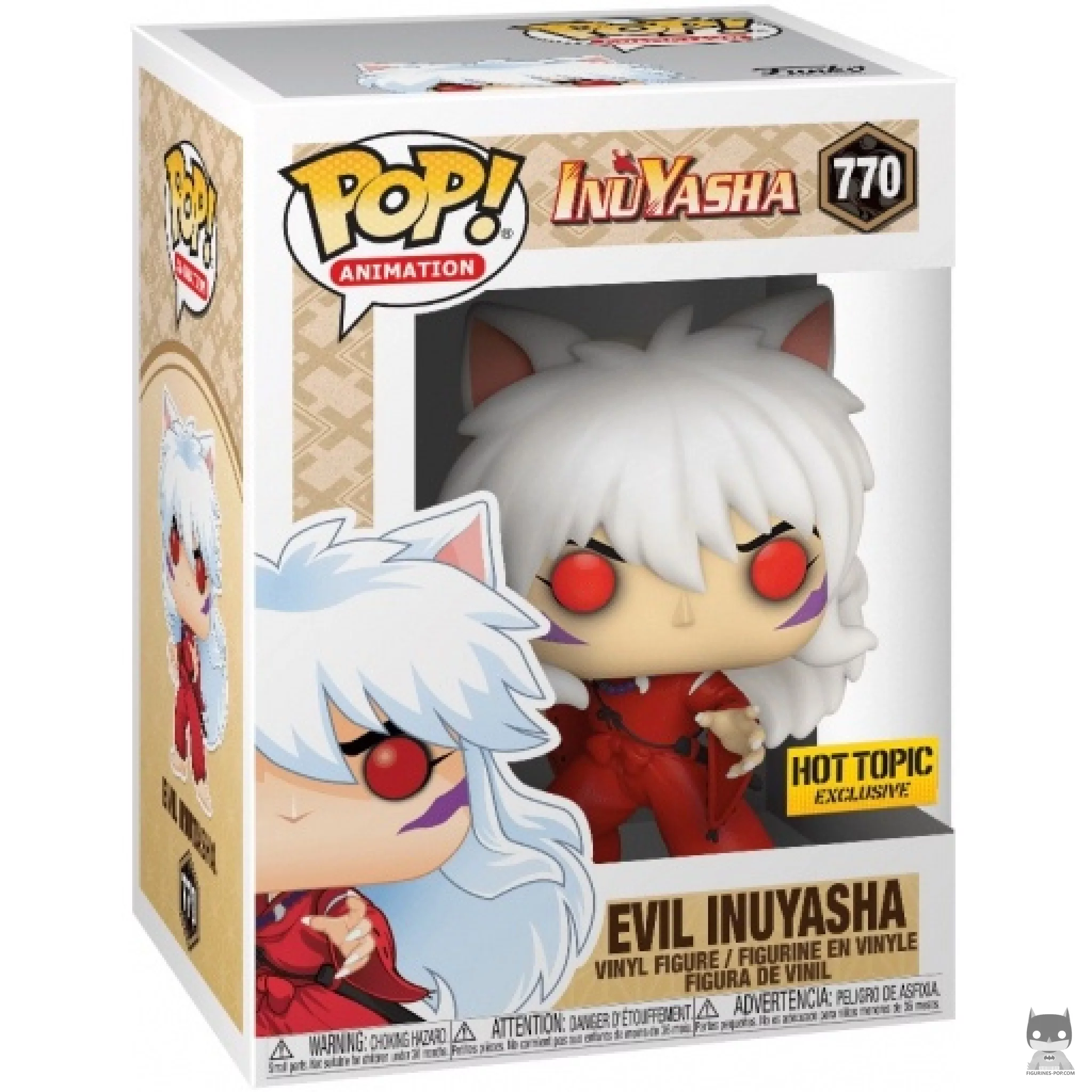 Figurine Funko POP Inuyasha Démoniaque avec boîte