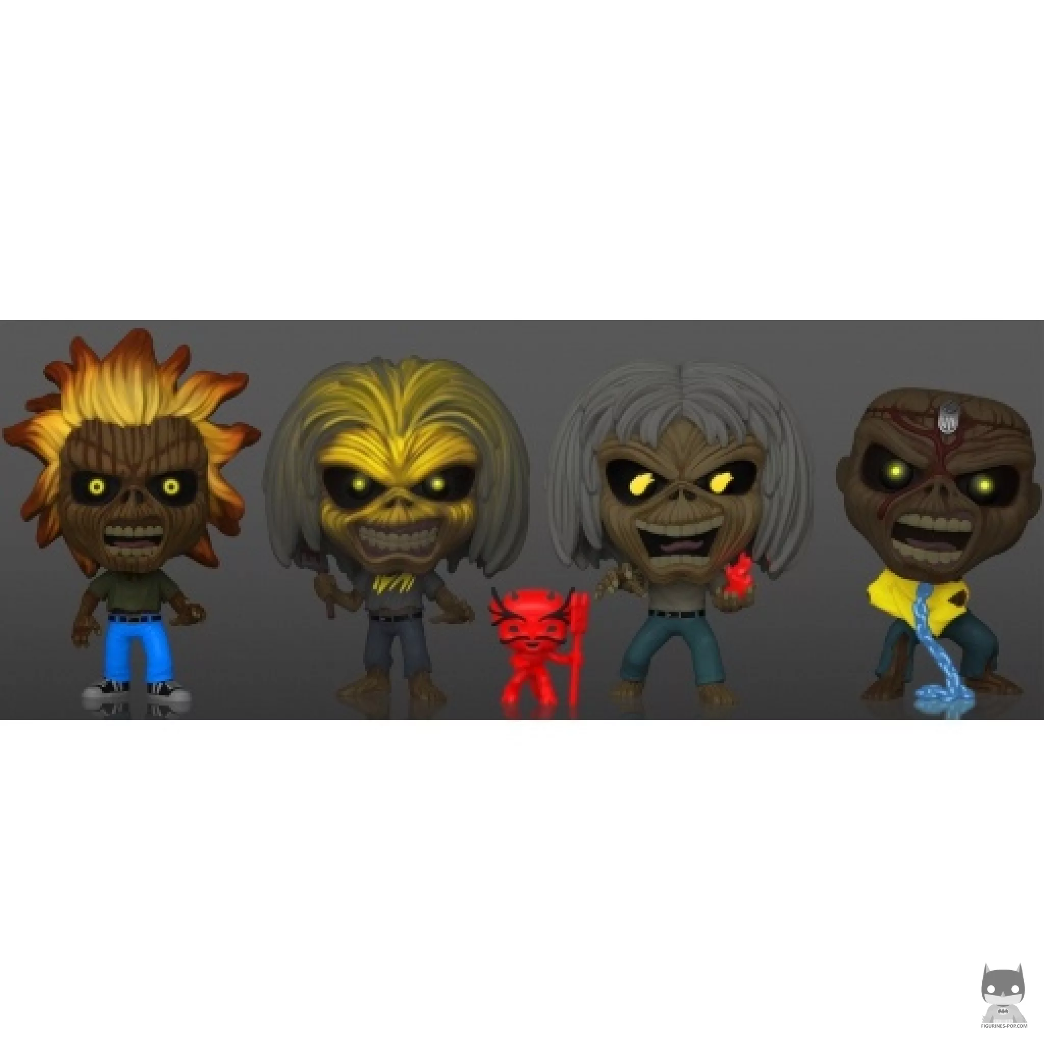 Figurine Funko POP Iron Maiden, Killers, The Number of the Beast & Piece of Mind Eddie (Iron Maiden)