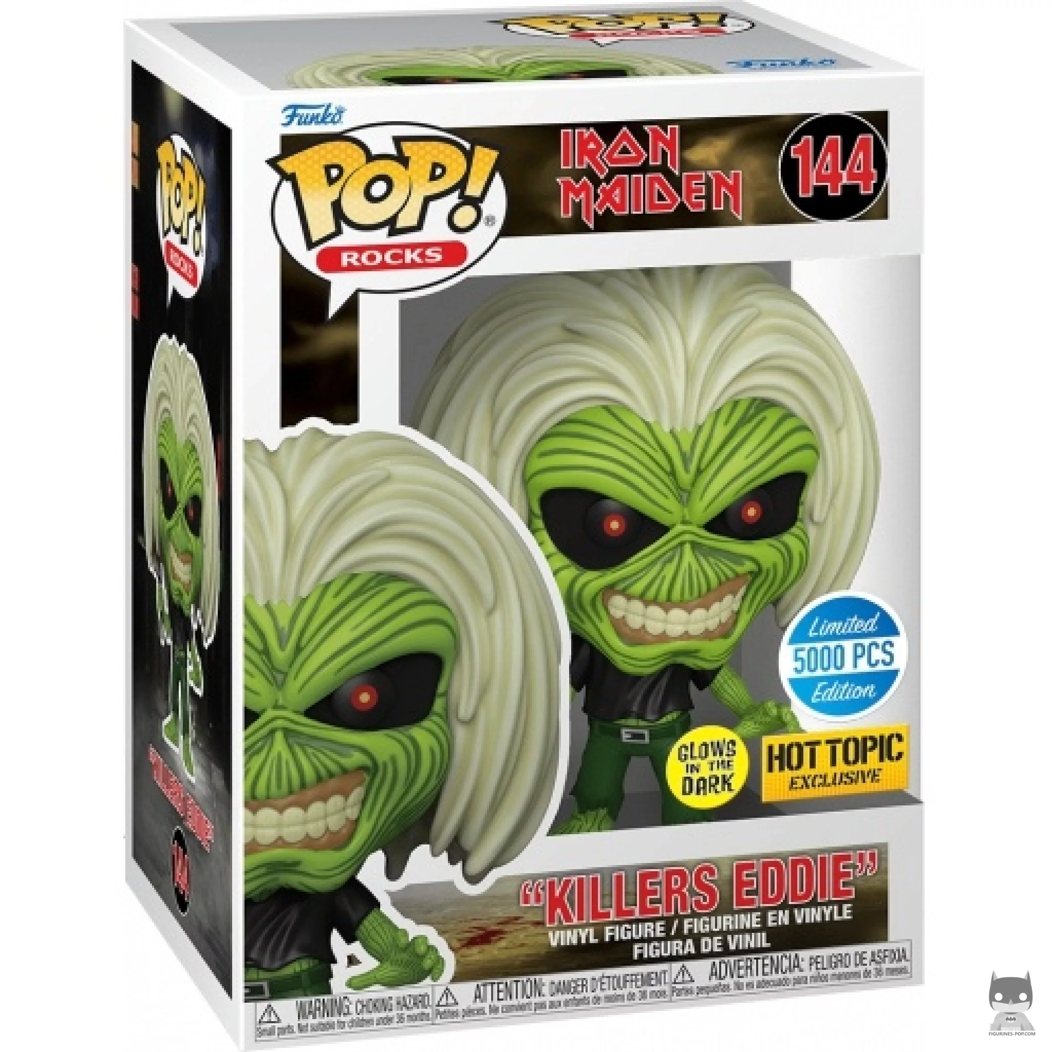 Figurine Funko POP Killers Eddie (Glow in the Dark) avec boîte