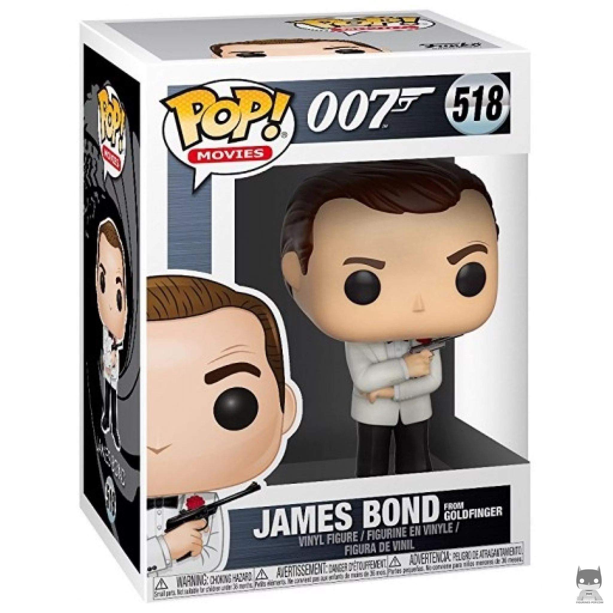 Figurine Funko POP James Bond (Goldfinger) avec boîte