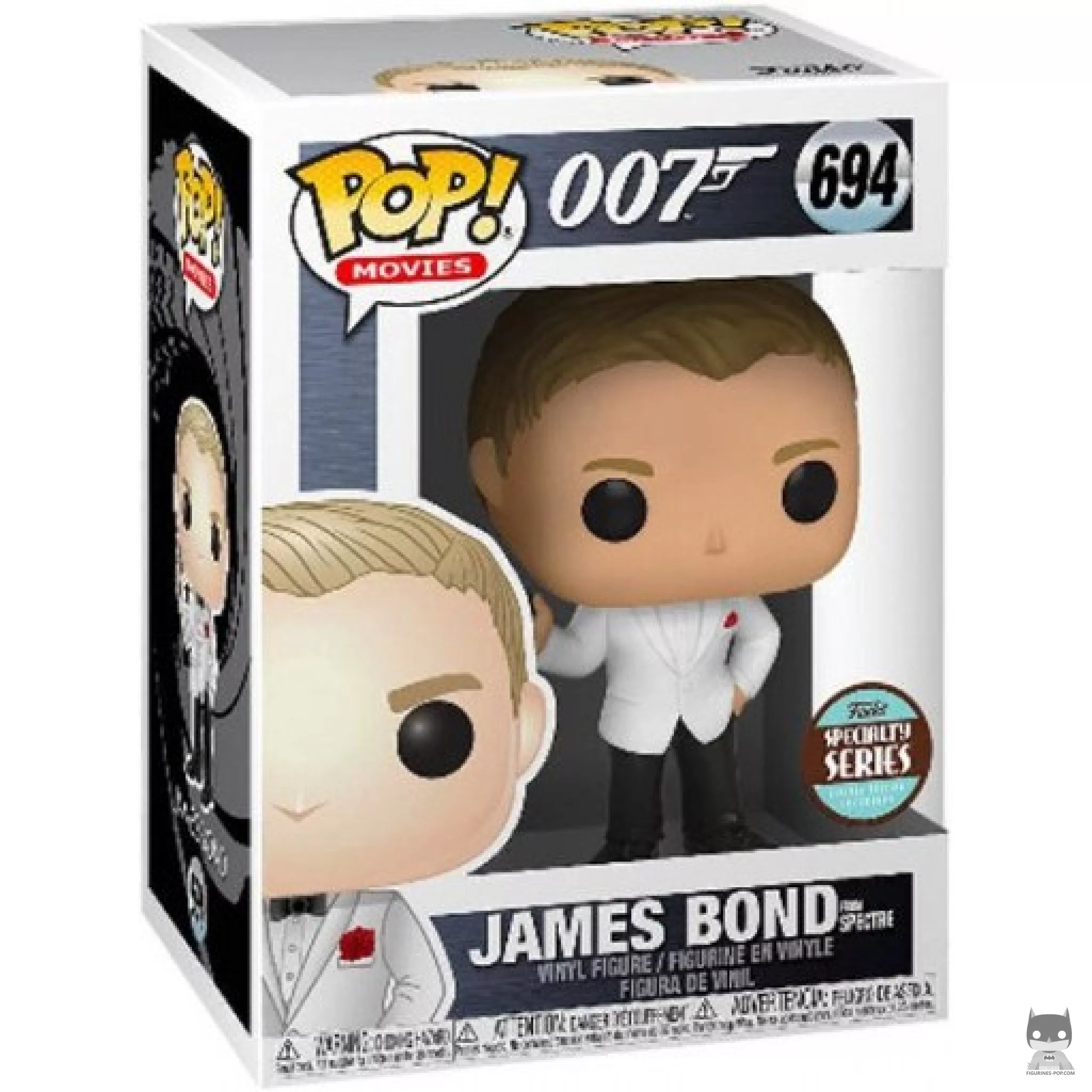 Figurine Funko POP James Bond (Spectre) avec boîte