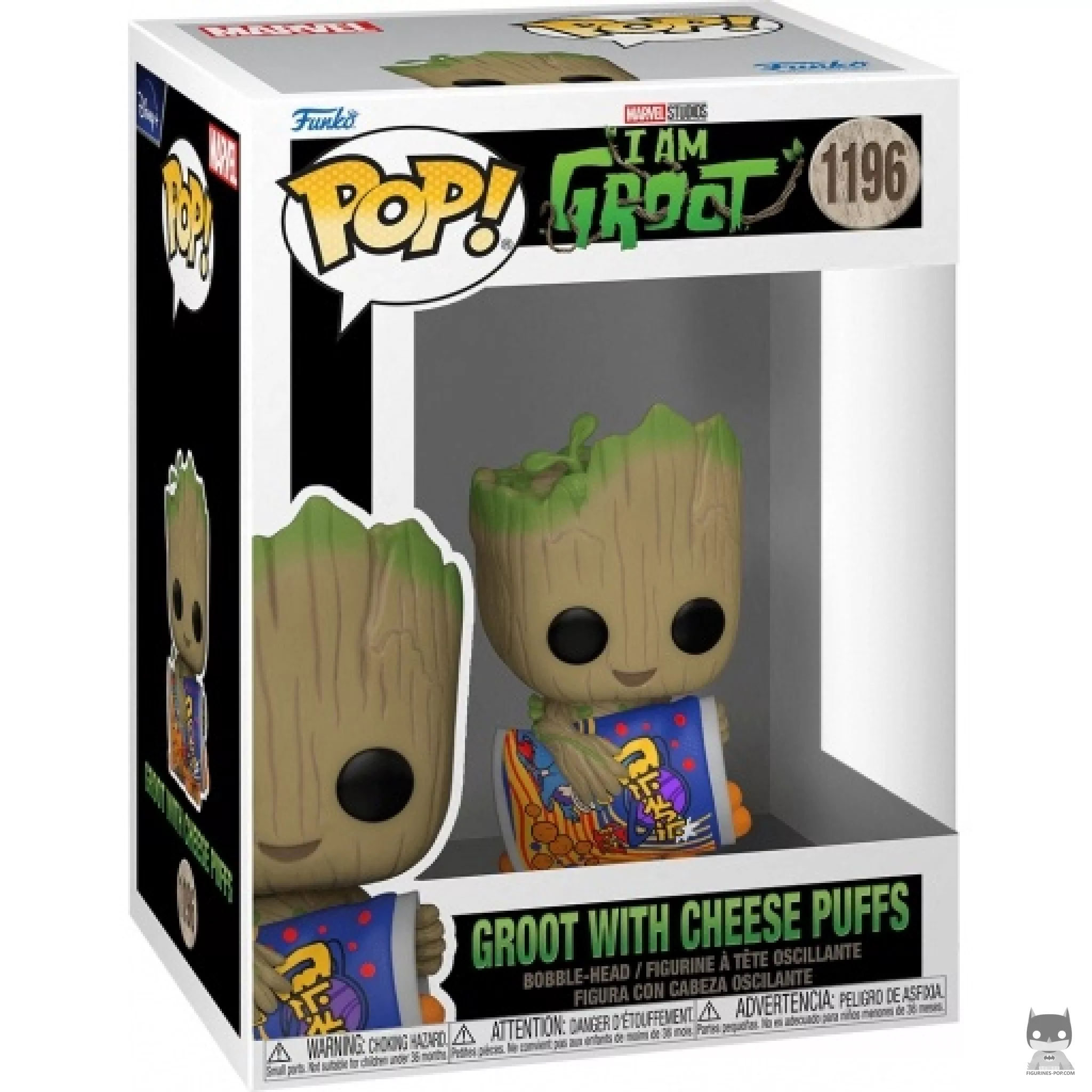 Figurine Funko POP Groot avec Cheese Puffs avec boîte