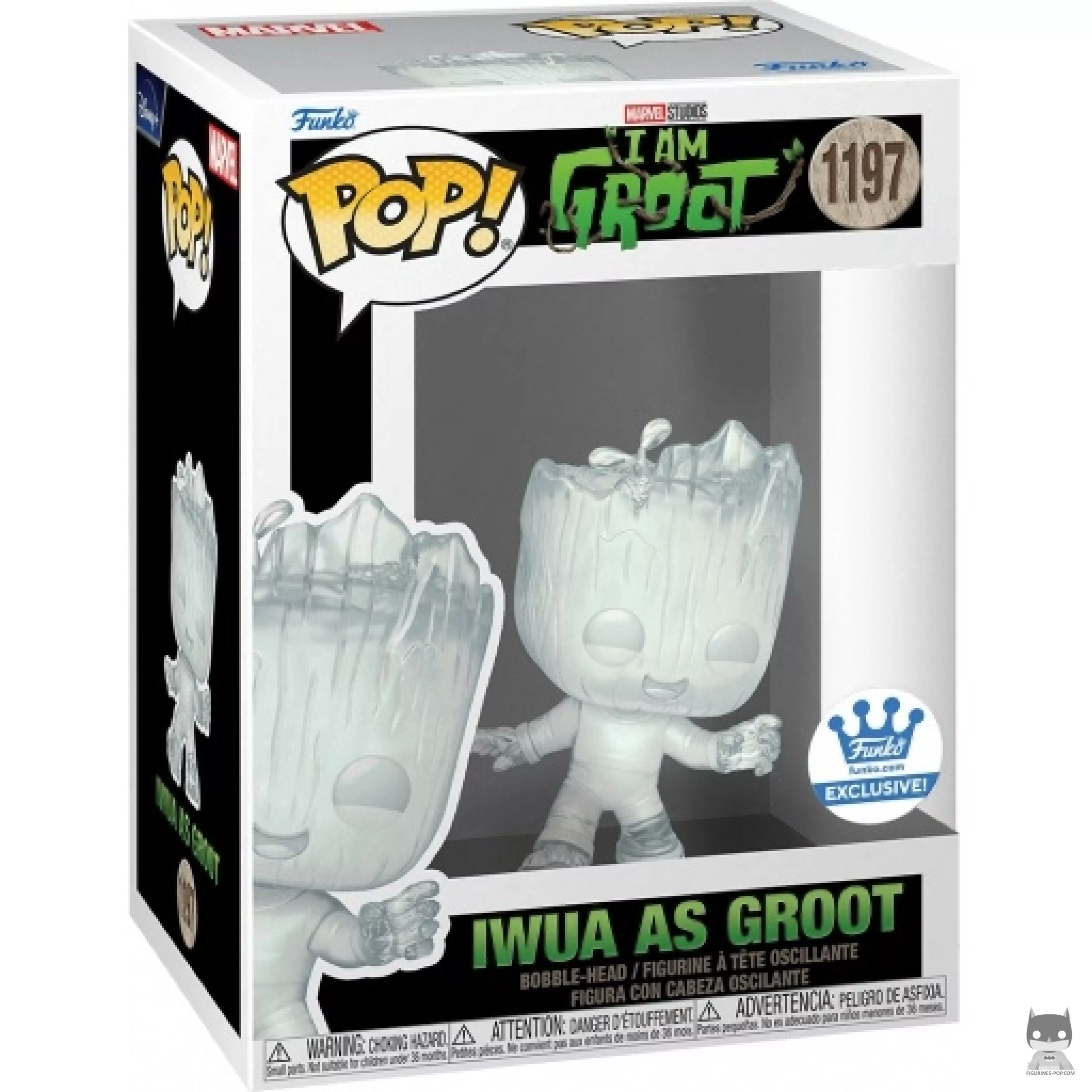 Figurine Funko POP Iwua en Groot (Translucent) avec boîte
