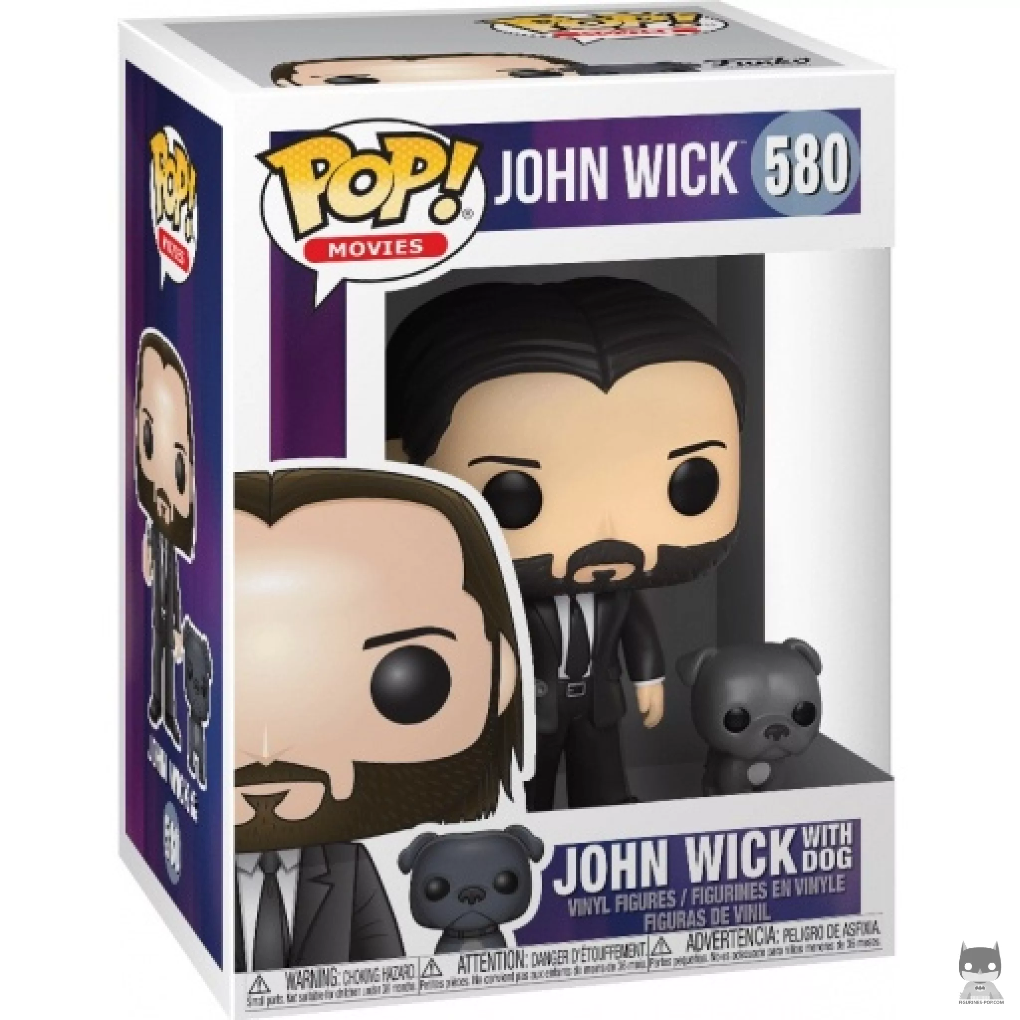 Figurine Funko POP John Wick avec Chien avec boîte