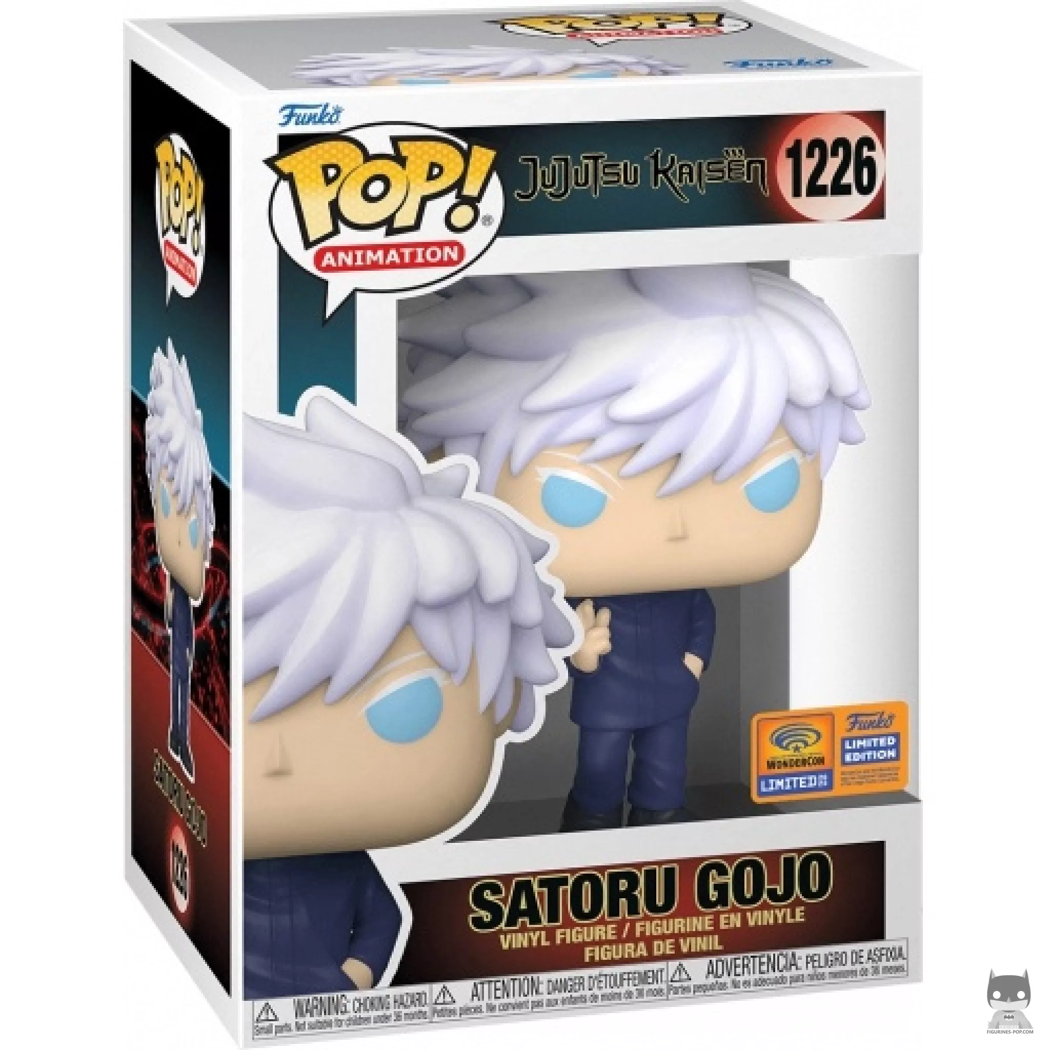 Figurine Funko POP Satoru Gojo avec boîte
