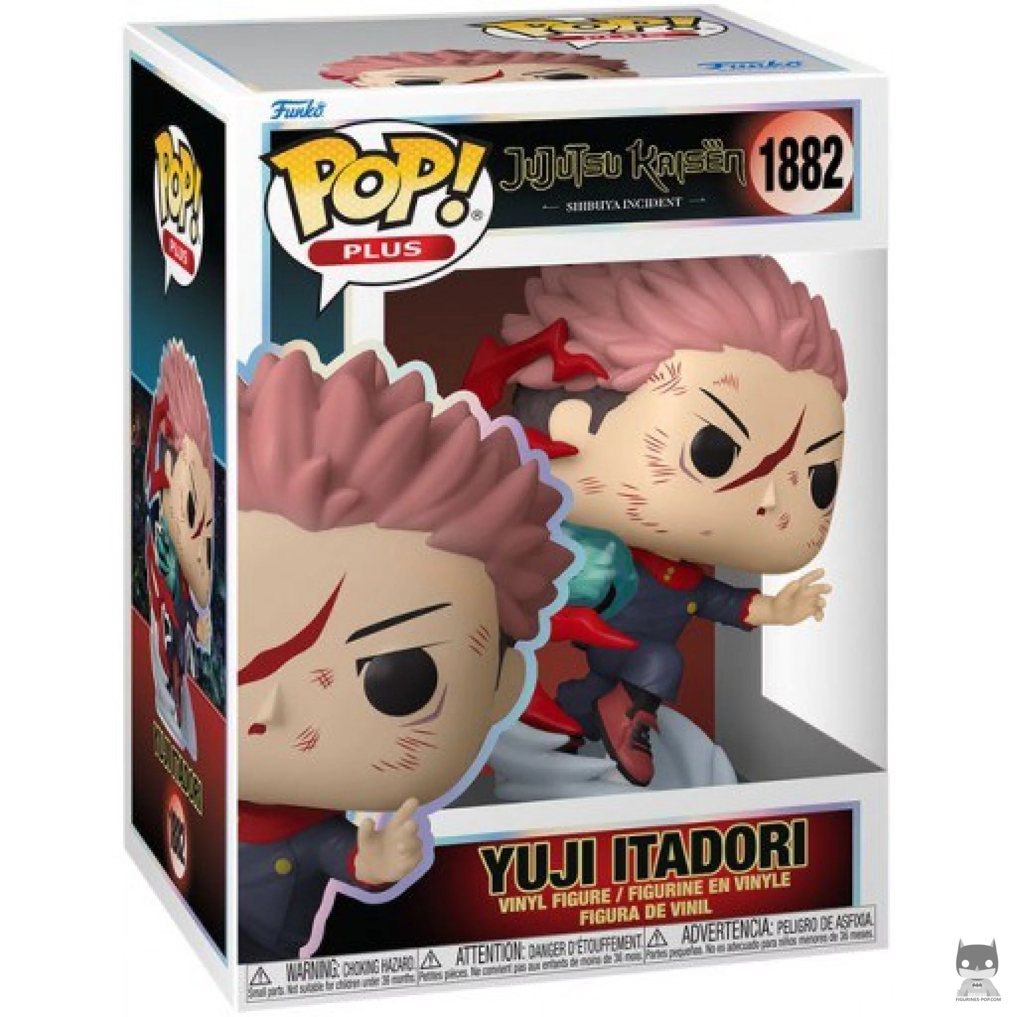 Figurine Funko POP Yuji Itadori avec boîte
