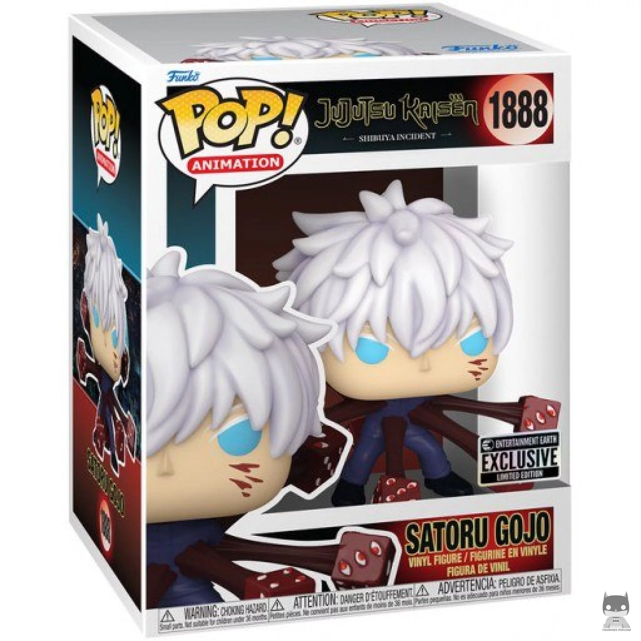 Figurine Funko POP Satoru Gojo avec boîte