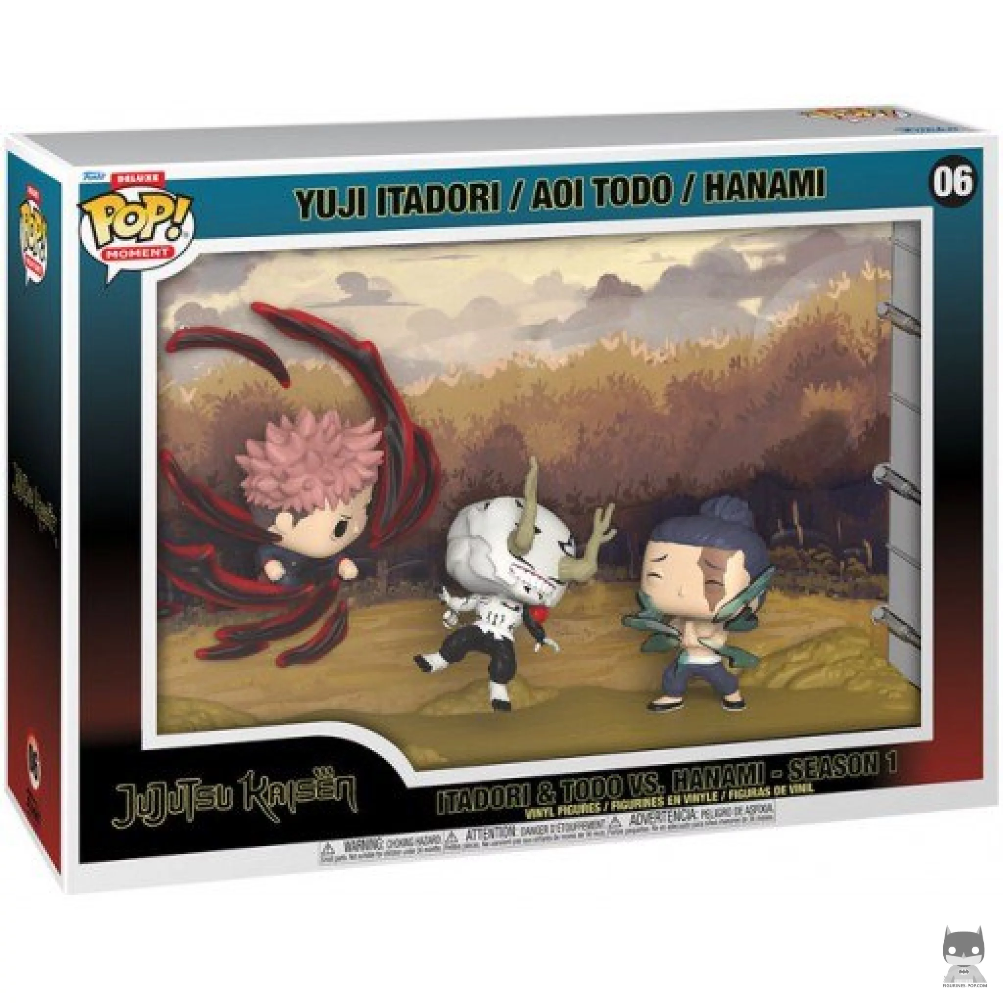 Figurine Funko POP Yuji Itadori & Todo vs Hanami -  Saison 1 avec boîte