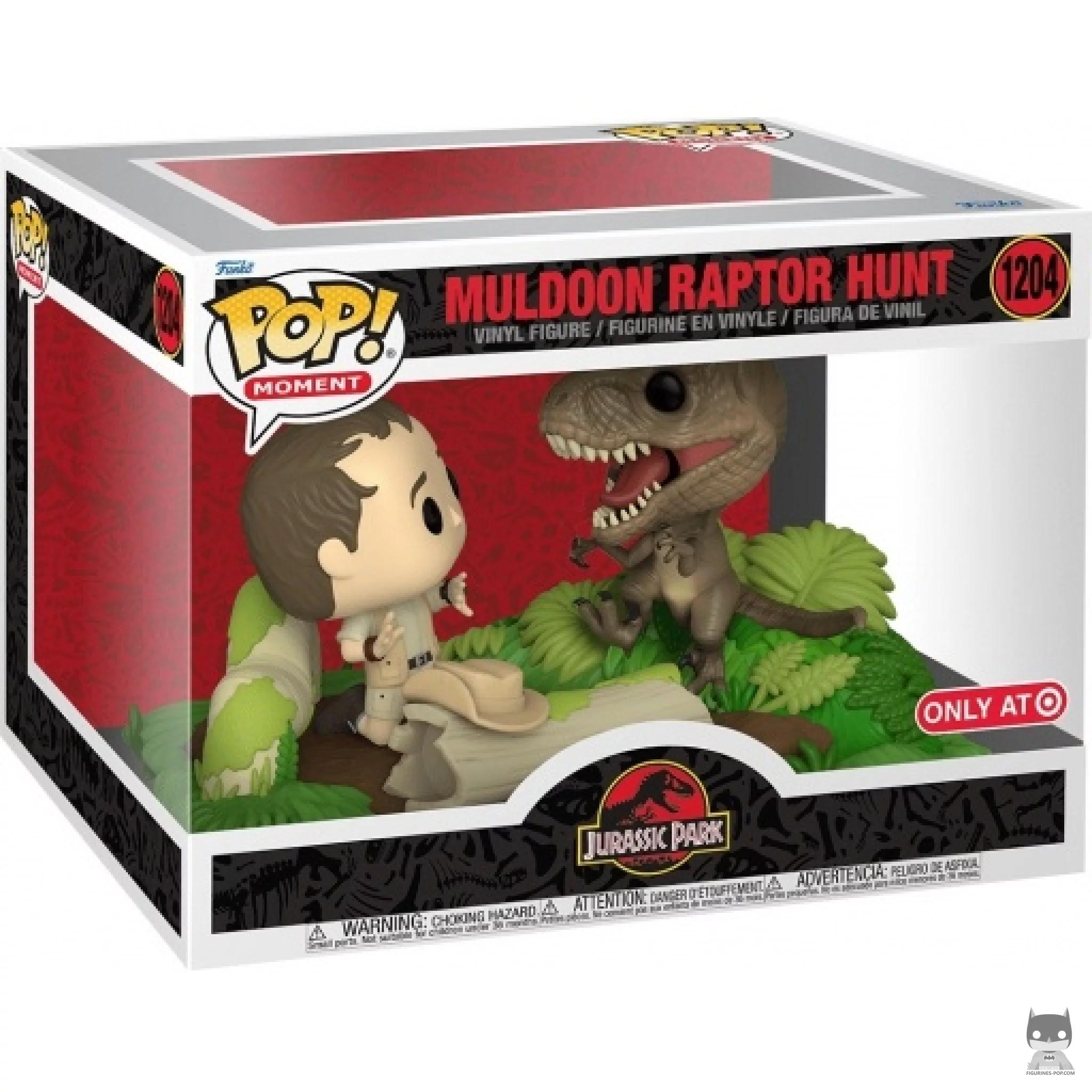 Figurine Funko POP Chasse des Raptor & Muldoon avec boîte
