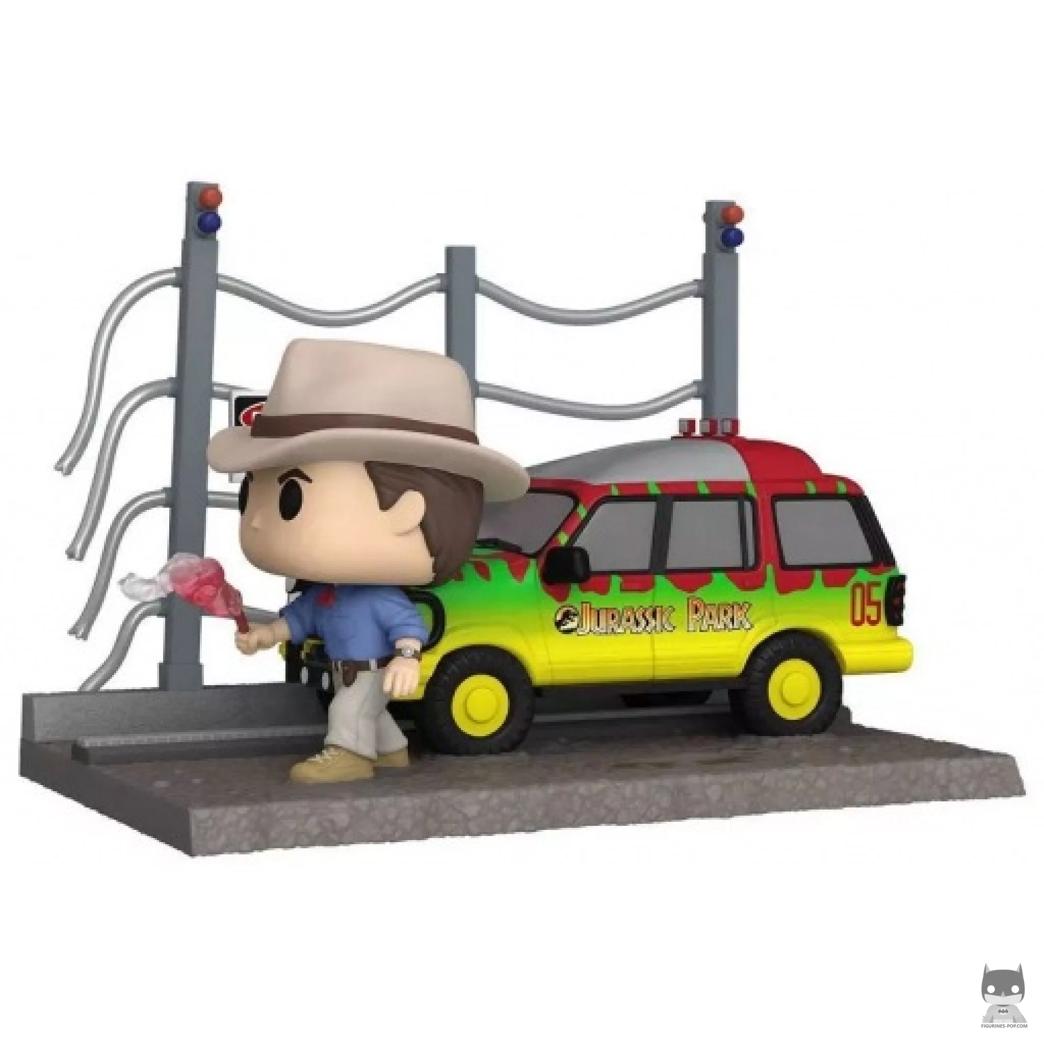 Figurine Funko POP L’Évasion du T. Rex : Dr. Alan Grant (Jurassic Park)