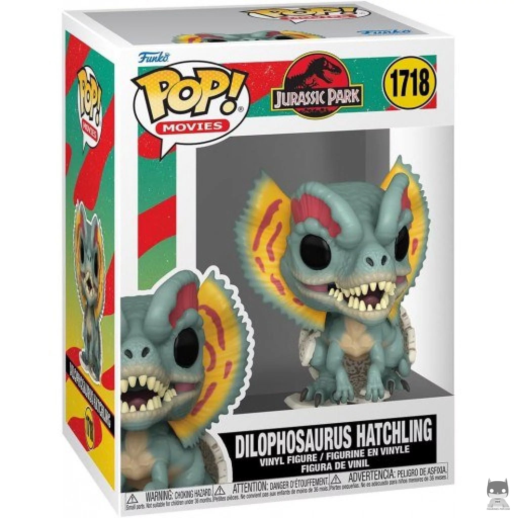 Figurine Funko POP Eclosion du Dilophosaure avec boîte