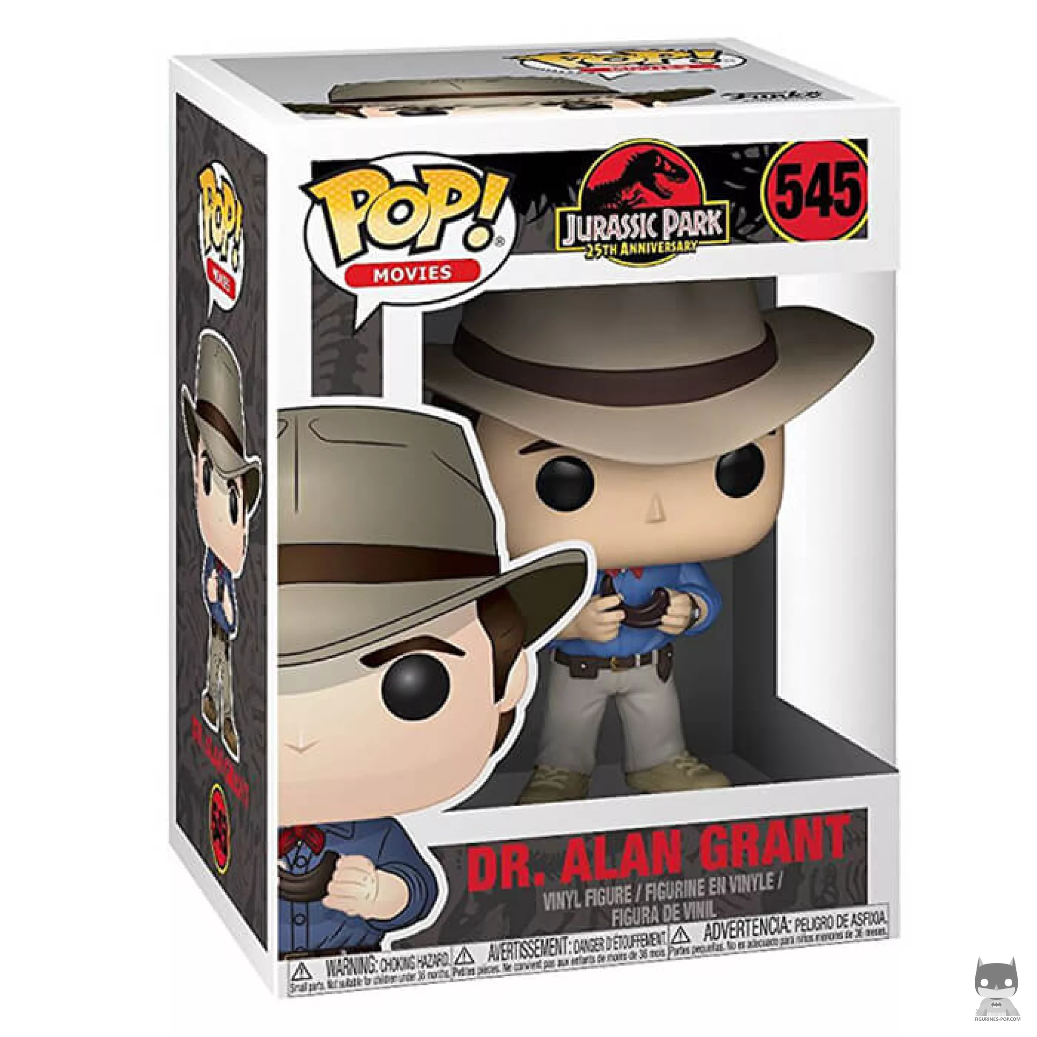 Figurine Funko POP Dr. Alan Grant avec boîte