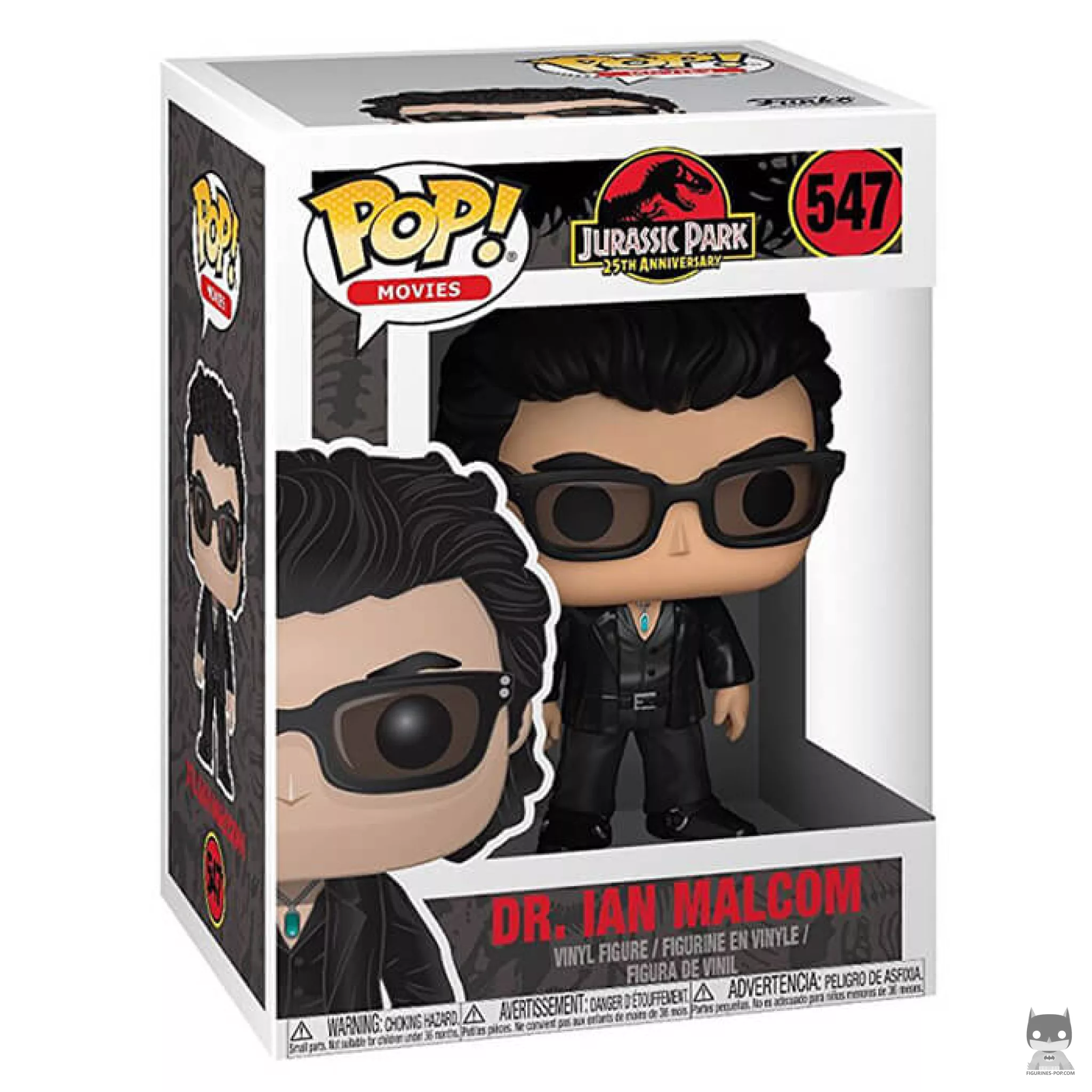Figurine Funko POP Dr. Ian Malcolm avec boîte