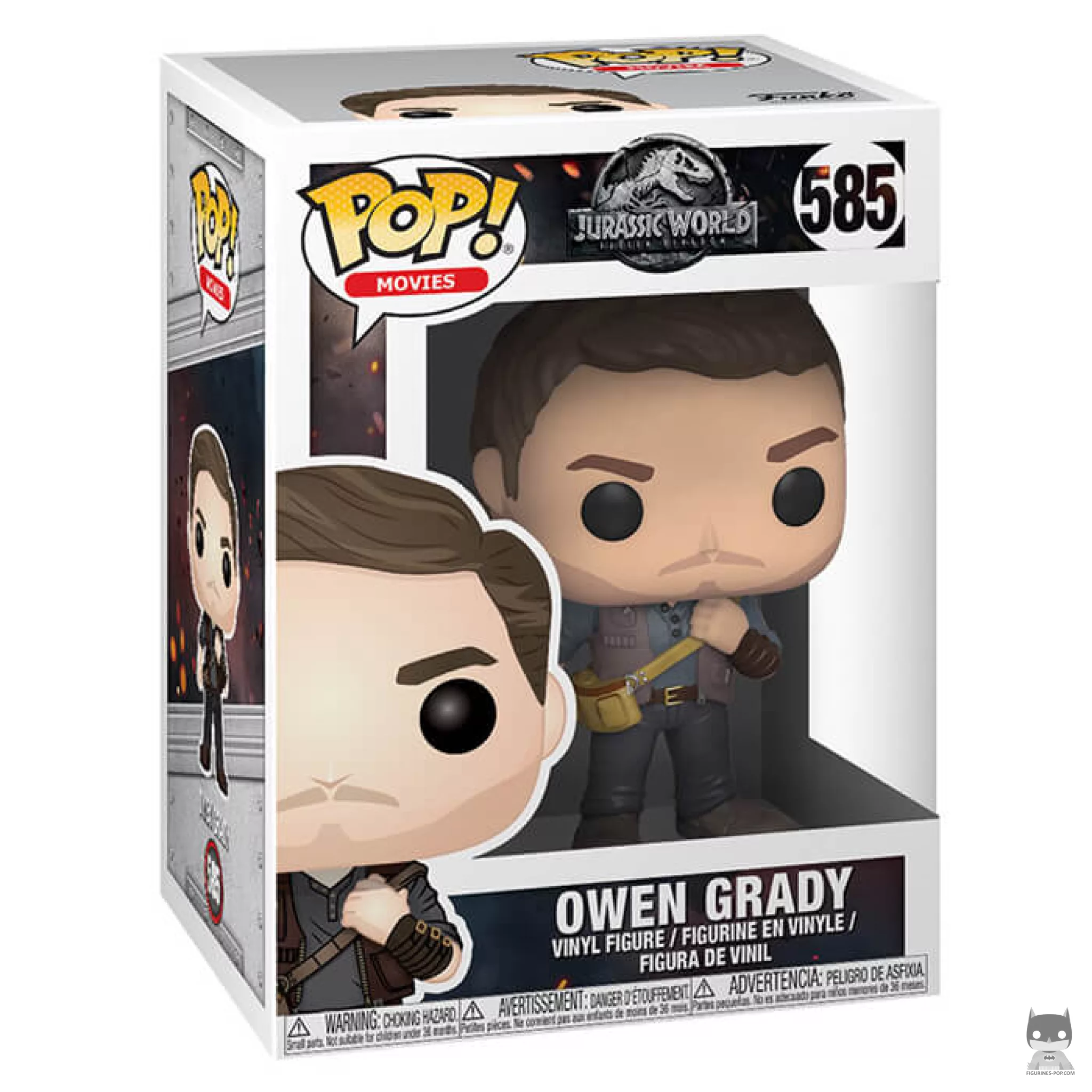 Figurine Funko POP Owen Grady avec boîte