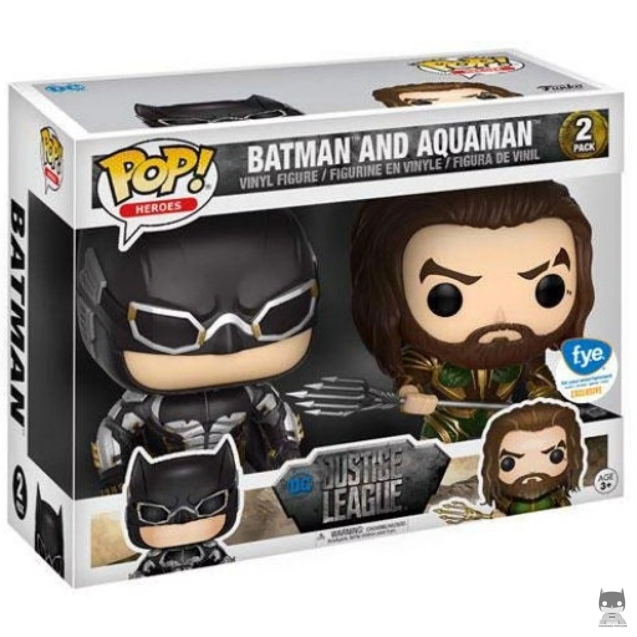 Figurine Funko POP Batman & Aquaman avec boîte