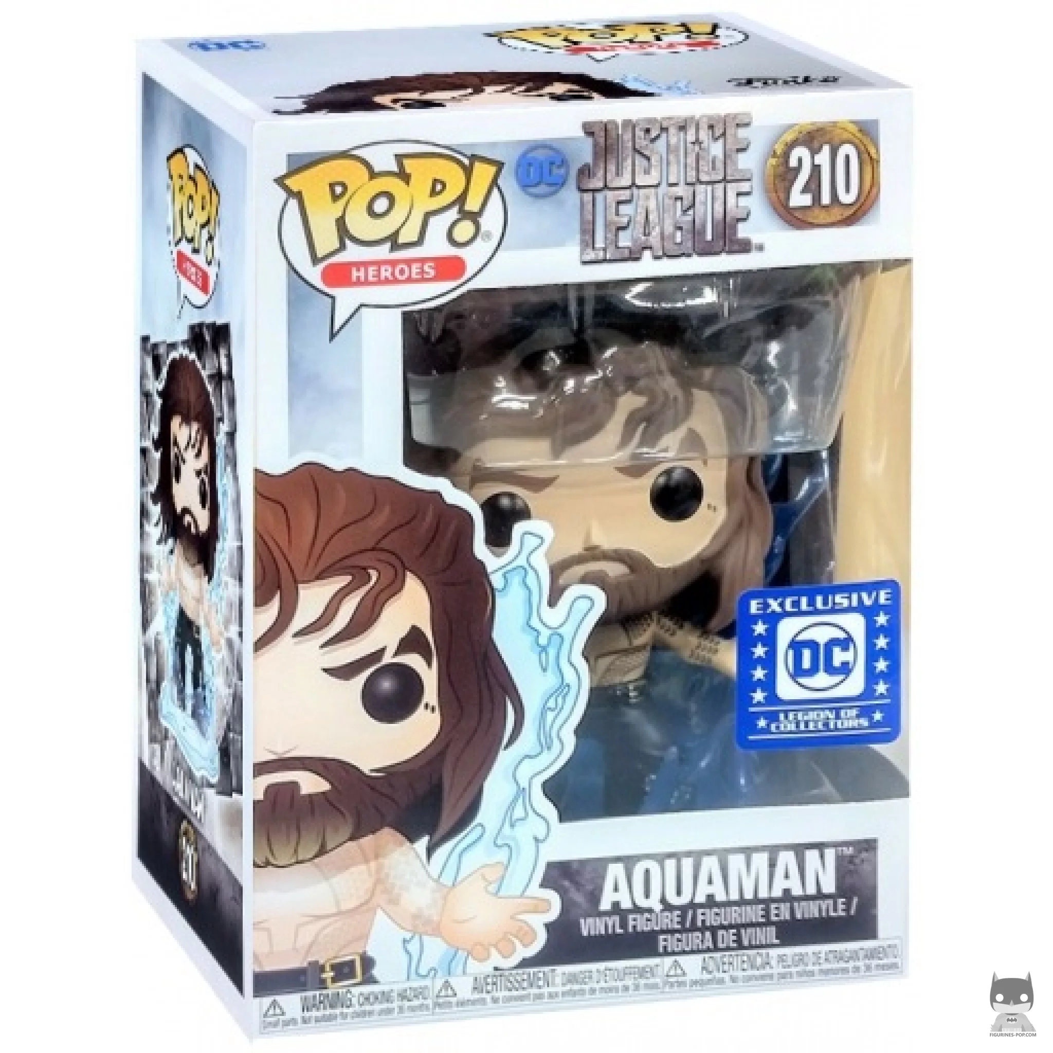 Figurine Funko POP Aquaman Torse Nu avec boîte