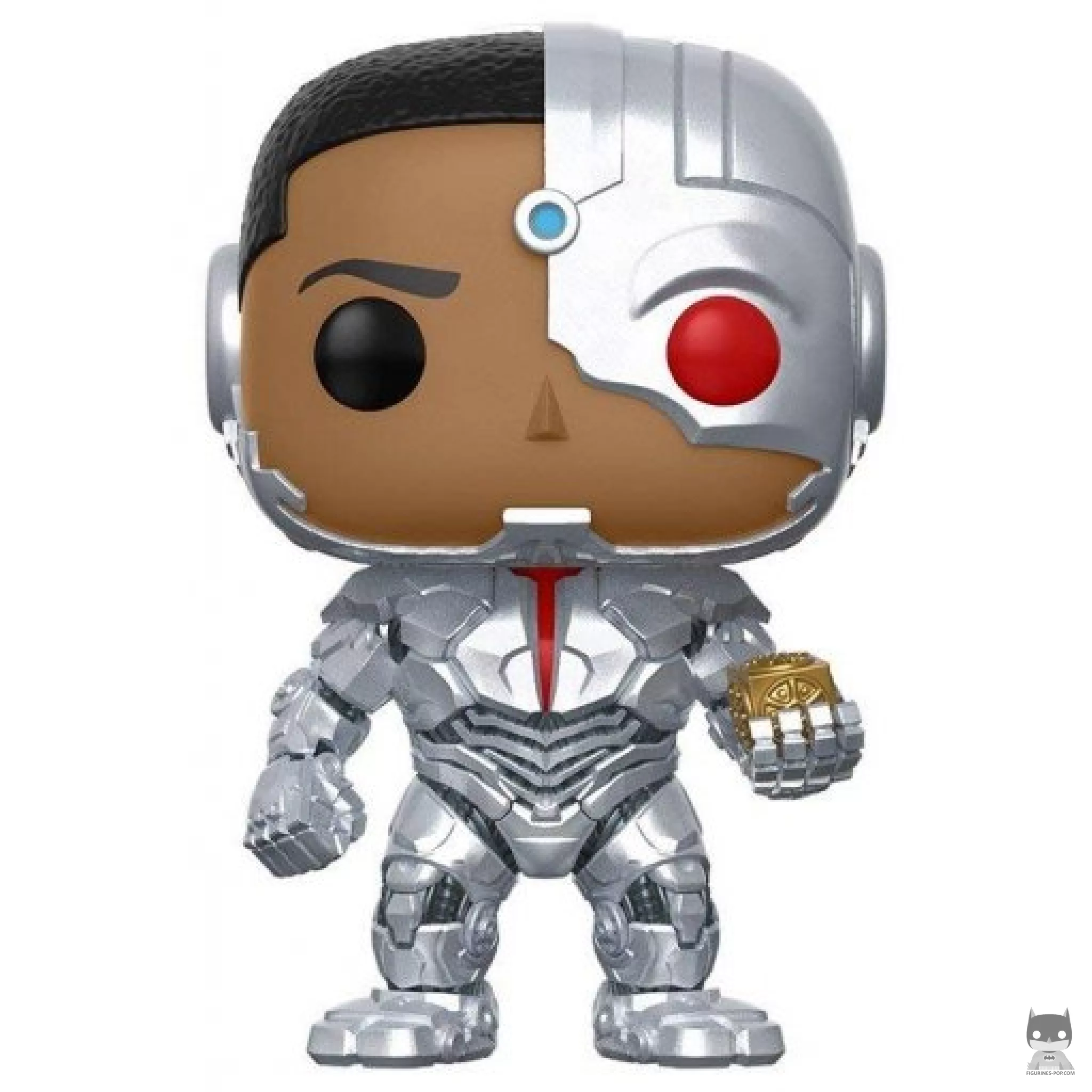 Figurine Funko POP Cyborg avec Boîte Mère (Justice League (Film))