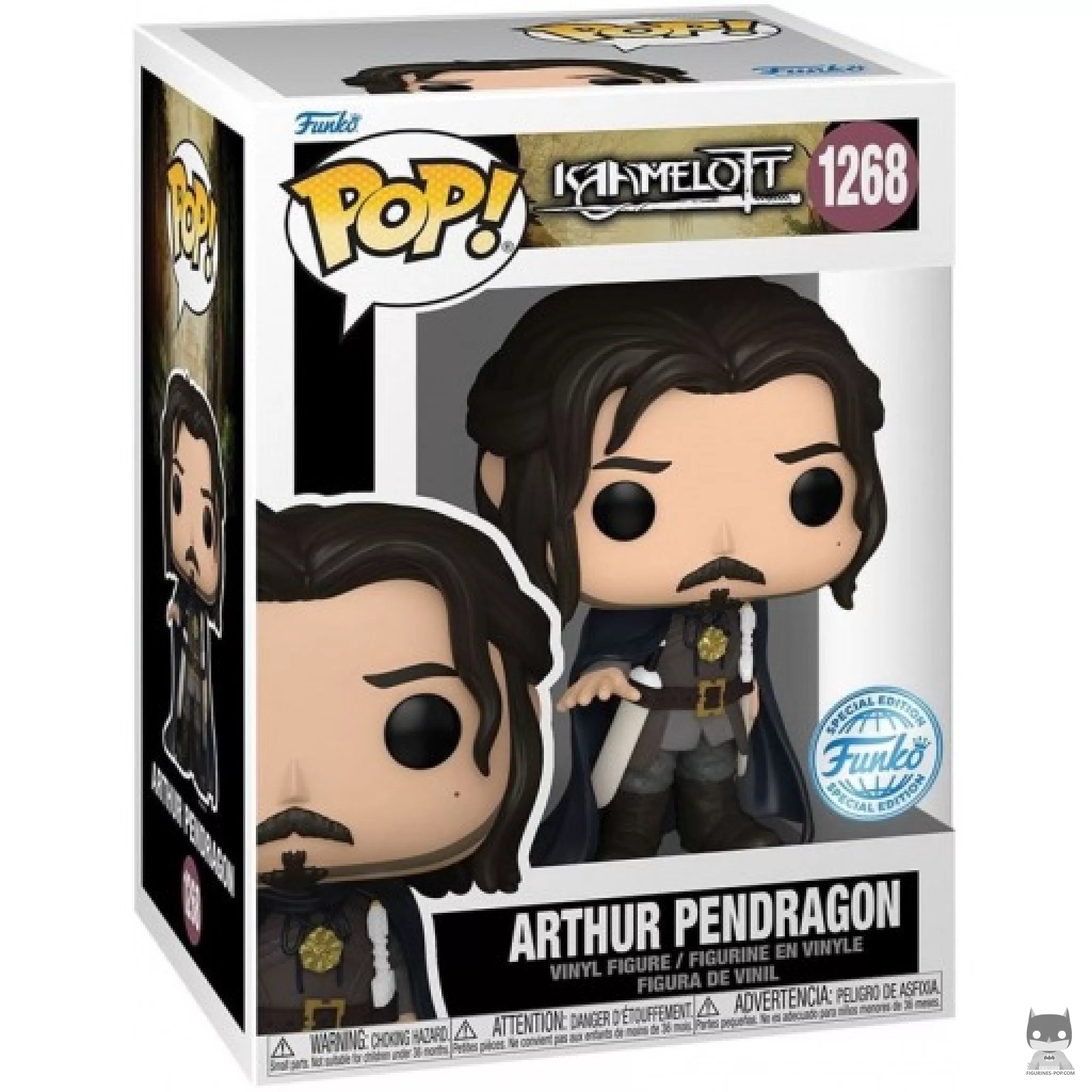 Figurine Funko POP Arthur Pendragon avec boîte