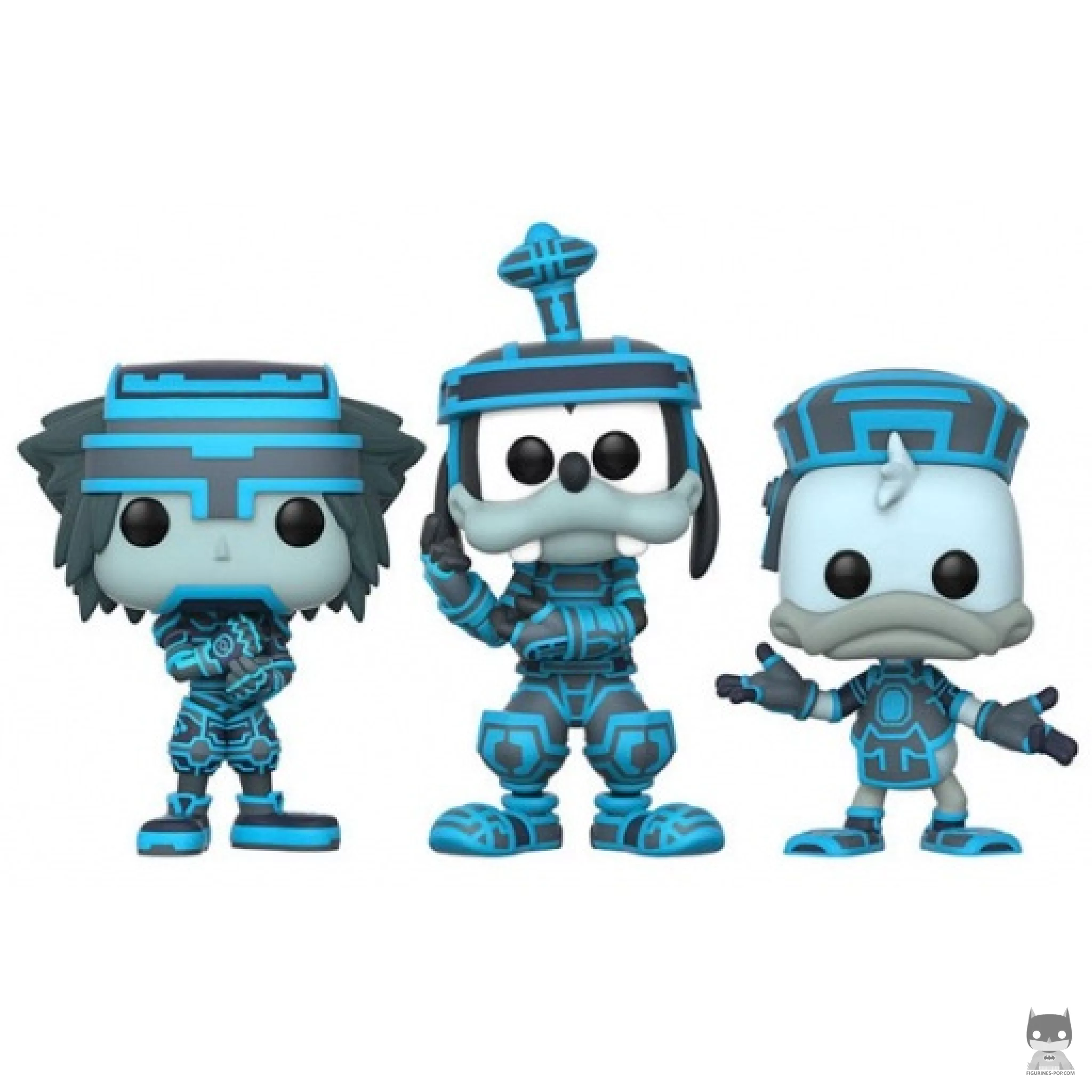 Figurine Funko POP Sora, Dingo & Donald (Tron) (Kingdom Hearts)