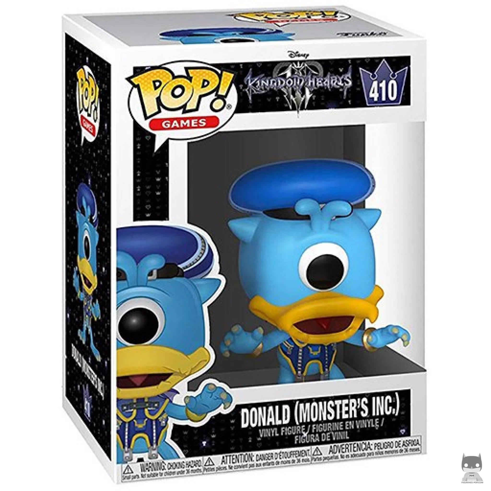 Figurine Funko POP Donald (Monstres et Compagnie) avec boîte