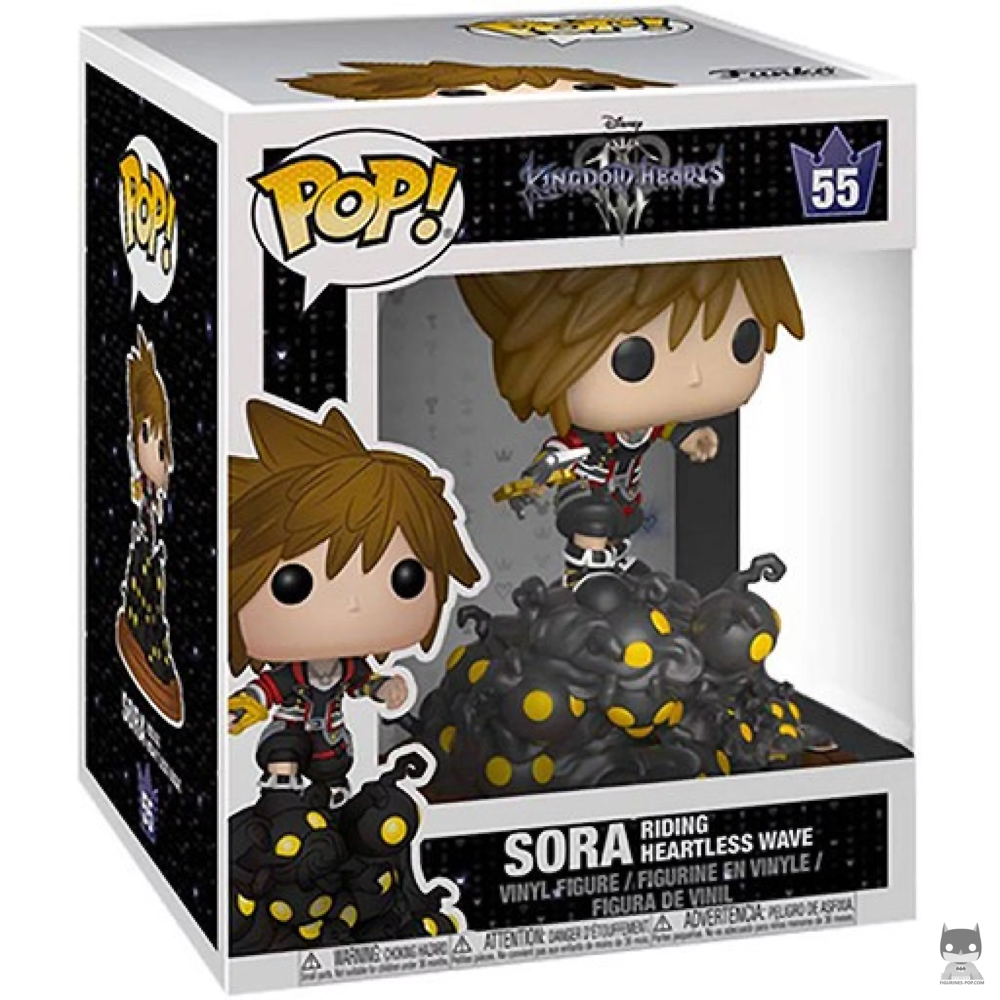 Figurine Funko POP Sora (Escaladant une Vague de Sans-Cœurs) avec boîte