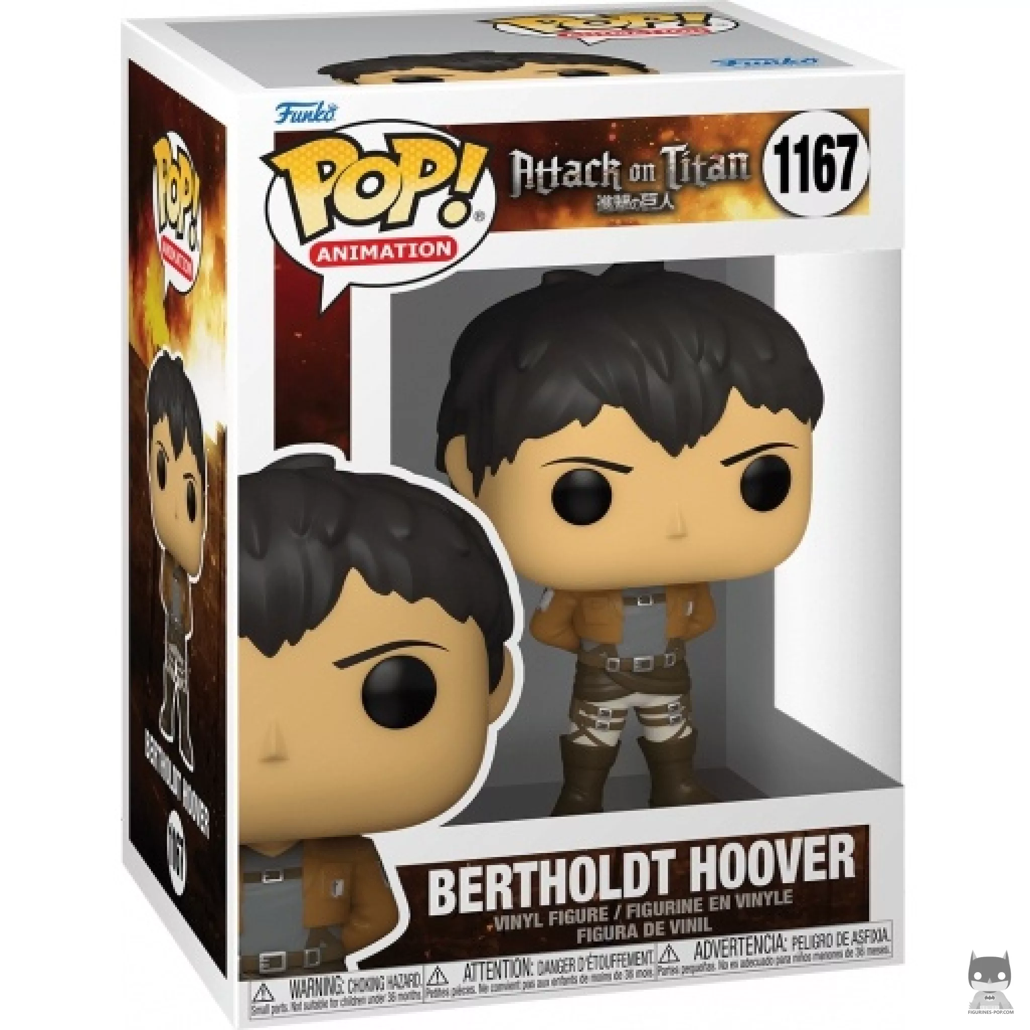 Figurine Funko POP Bertholdt Hoover avec boîte
