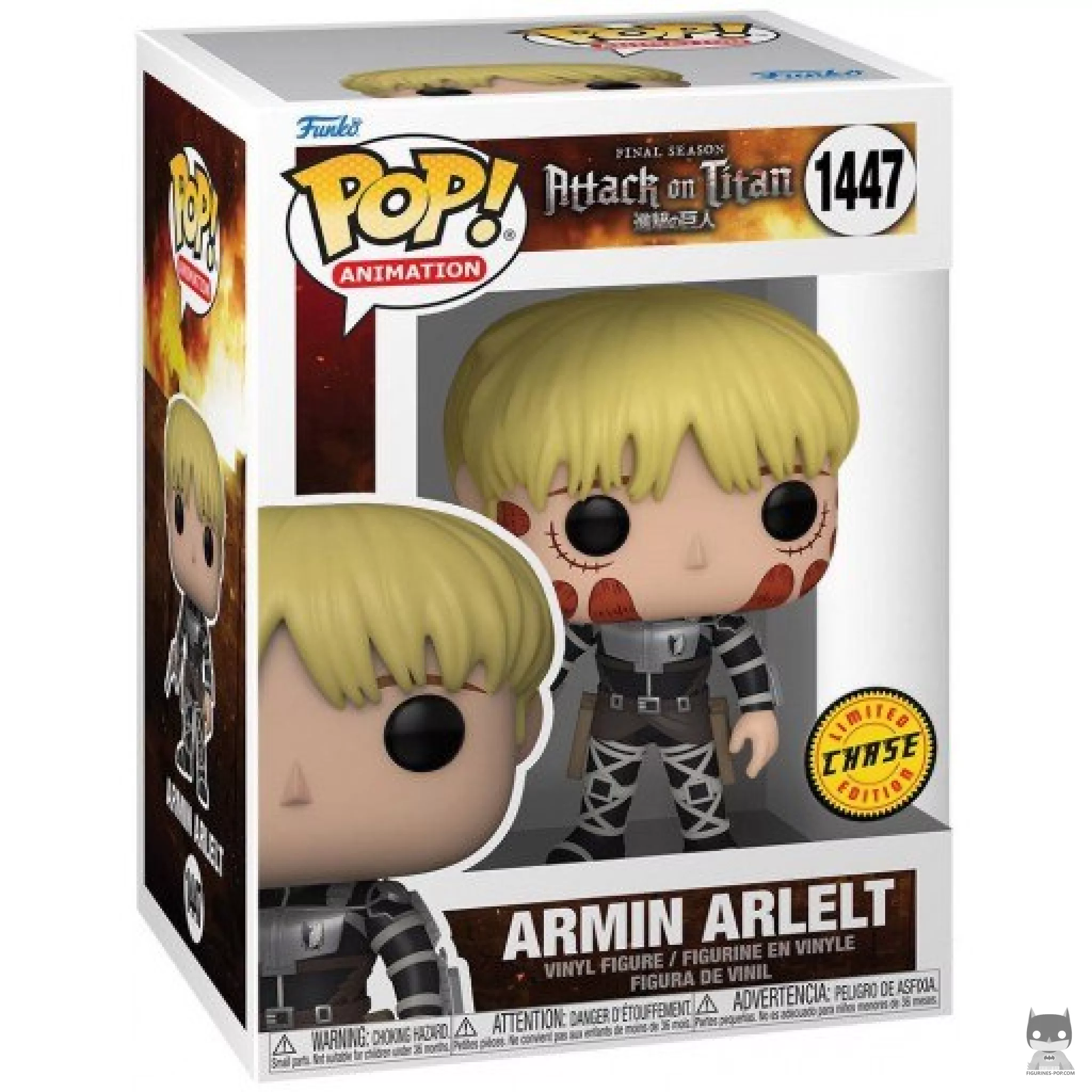 Figurine Funko POP Armin Arlelt (Chase) avec boîte