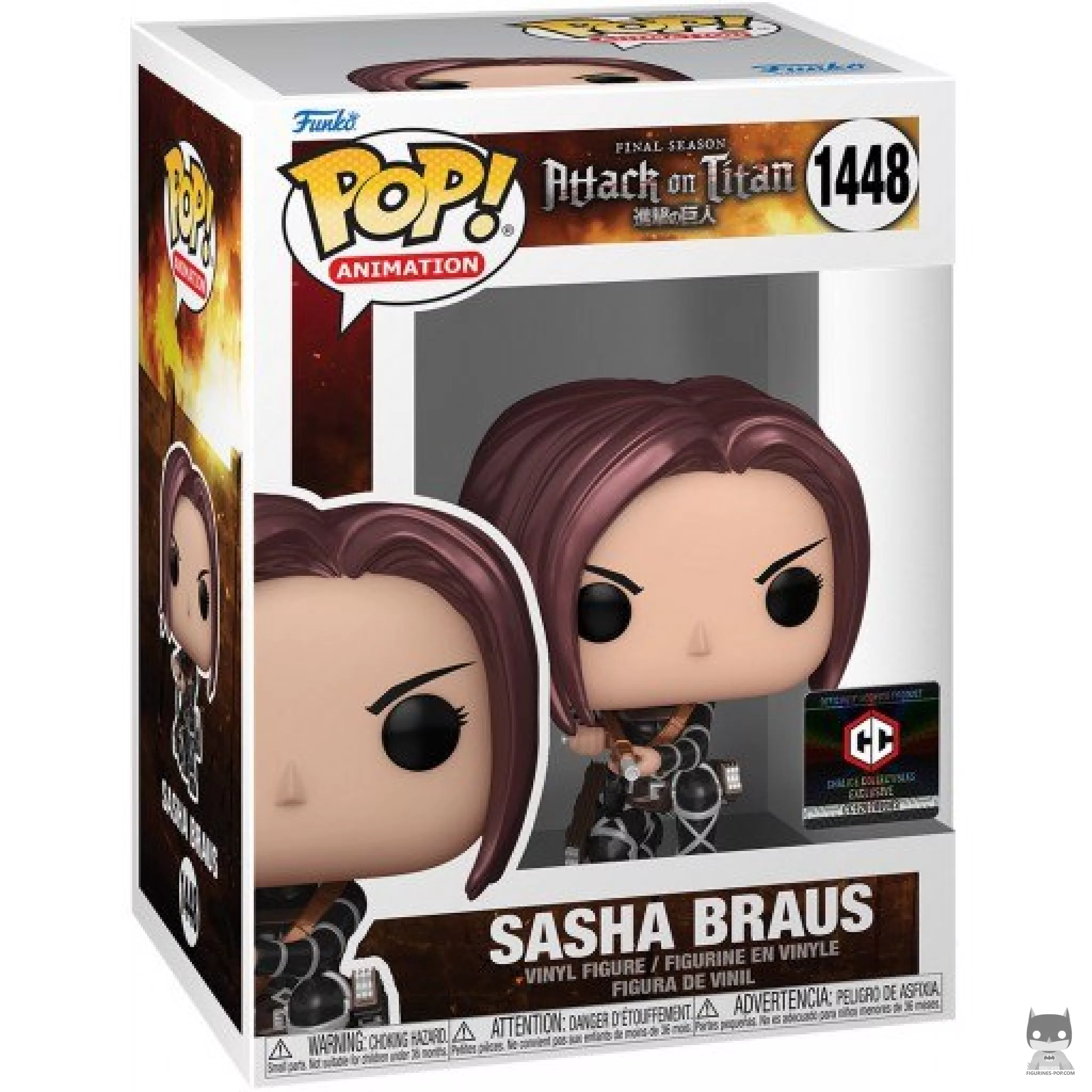 Figurine Funko POP Sasha Braus (Metallic) avec boîte