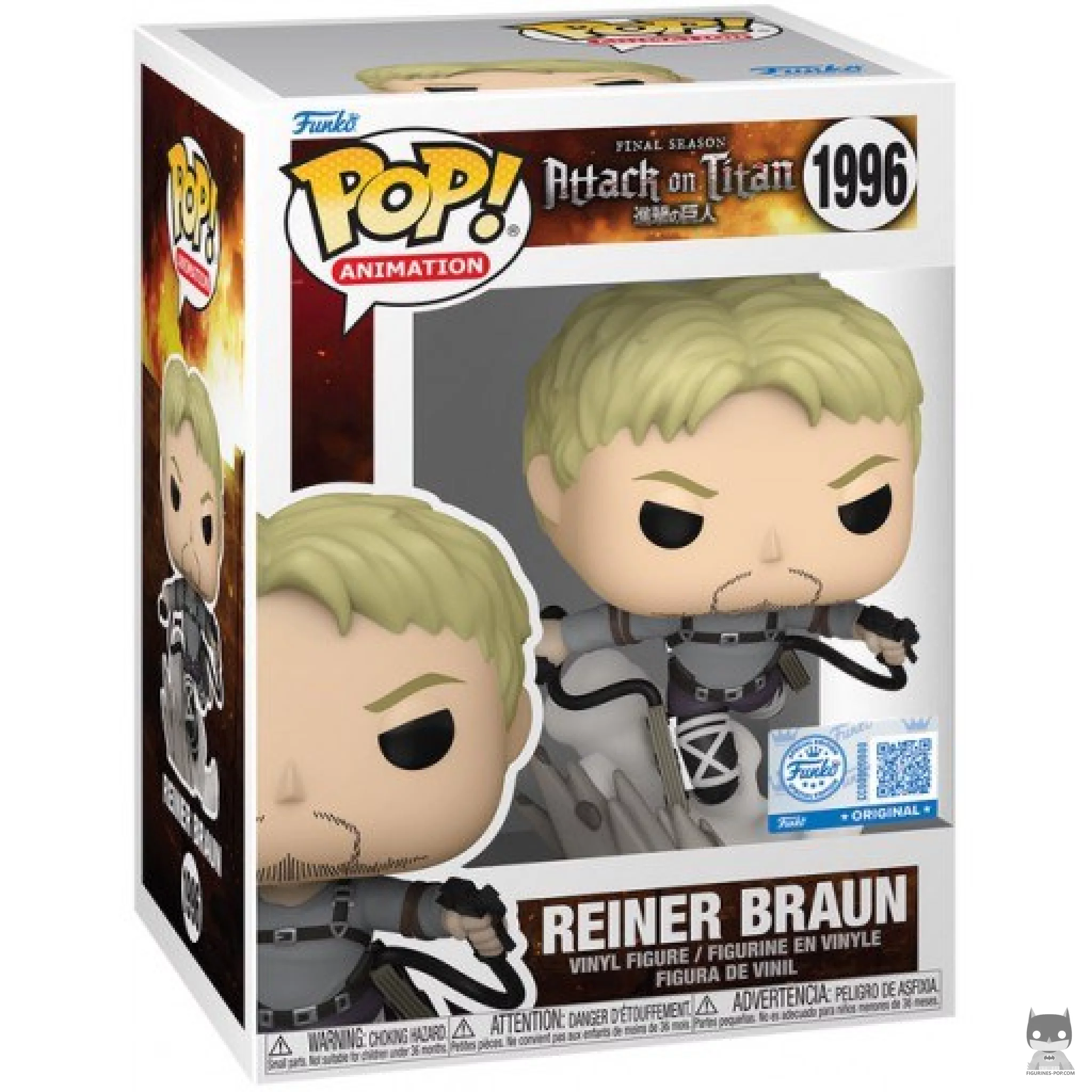 Figurine Funko POP Reiner Braun avec boîte