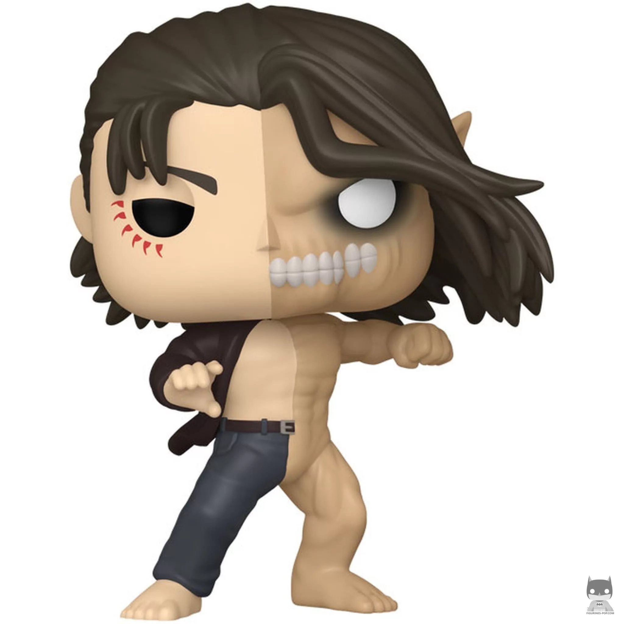 Figurine Funko POP Eren Jaeger / Titan Assaillant (Divisé) (L'attaque des Titans (SNK))