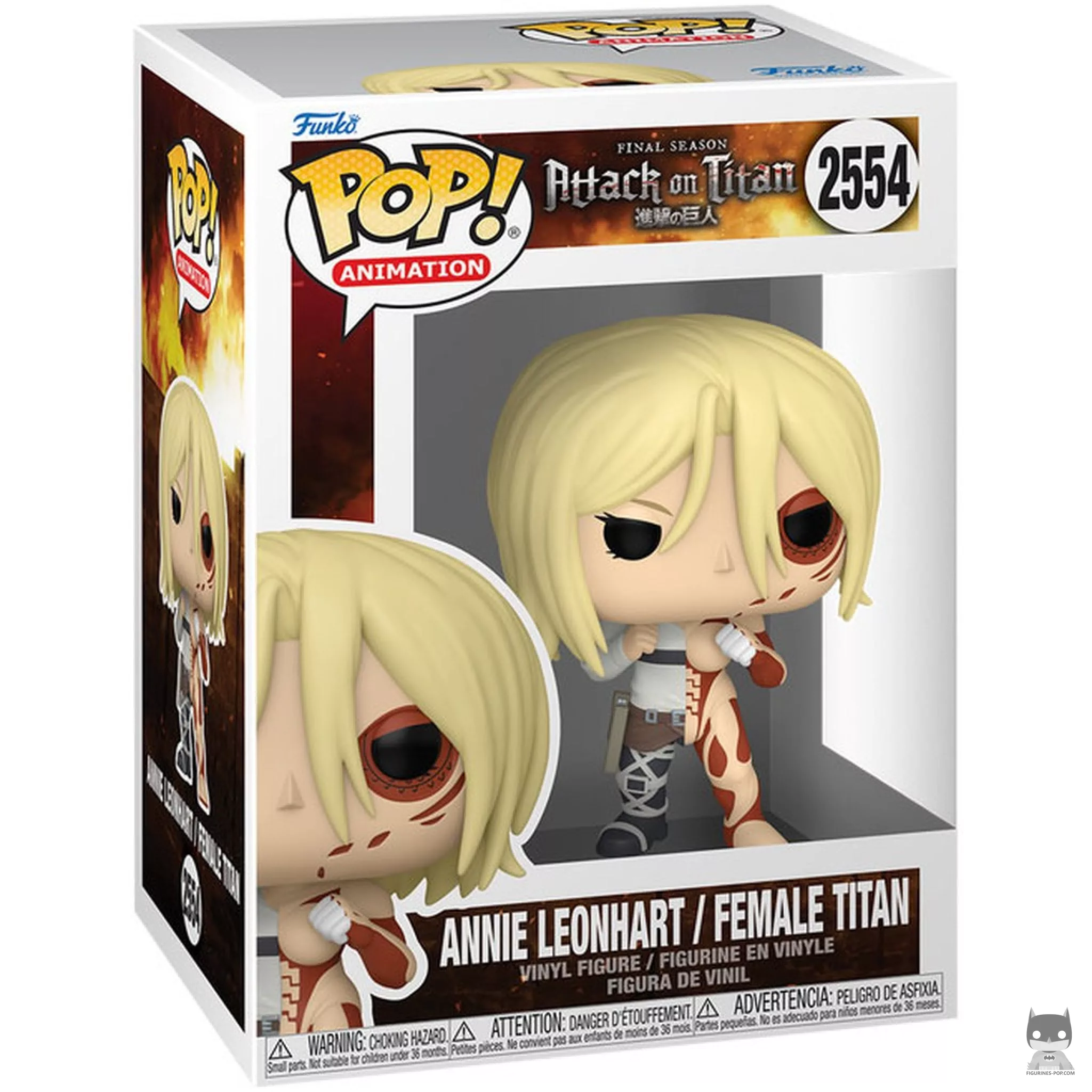 Figurine Funko POP Annie Leonhart / Titan Féminin (Divisée) avec boîte