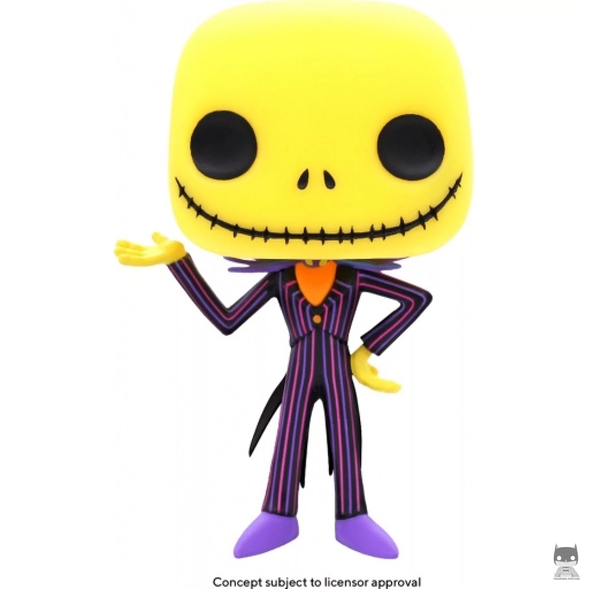 Figurine Funko POP Jack Skellington (Blacklight) (L'Etrange Noël de M. Jack)