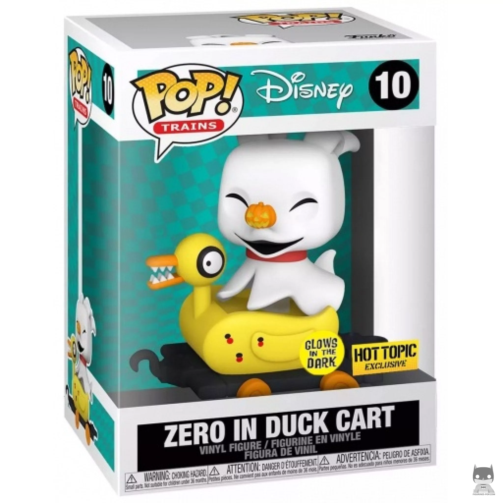 Figurine Funko POP Zero dans le wagon Canard (Glow in the Dark) avec boîte