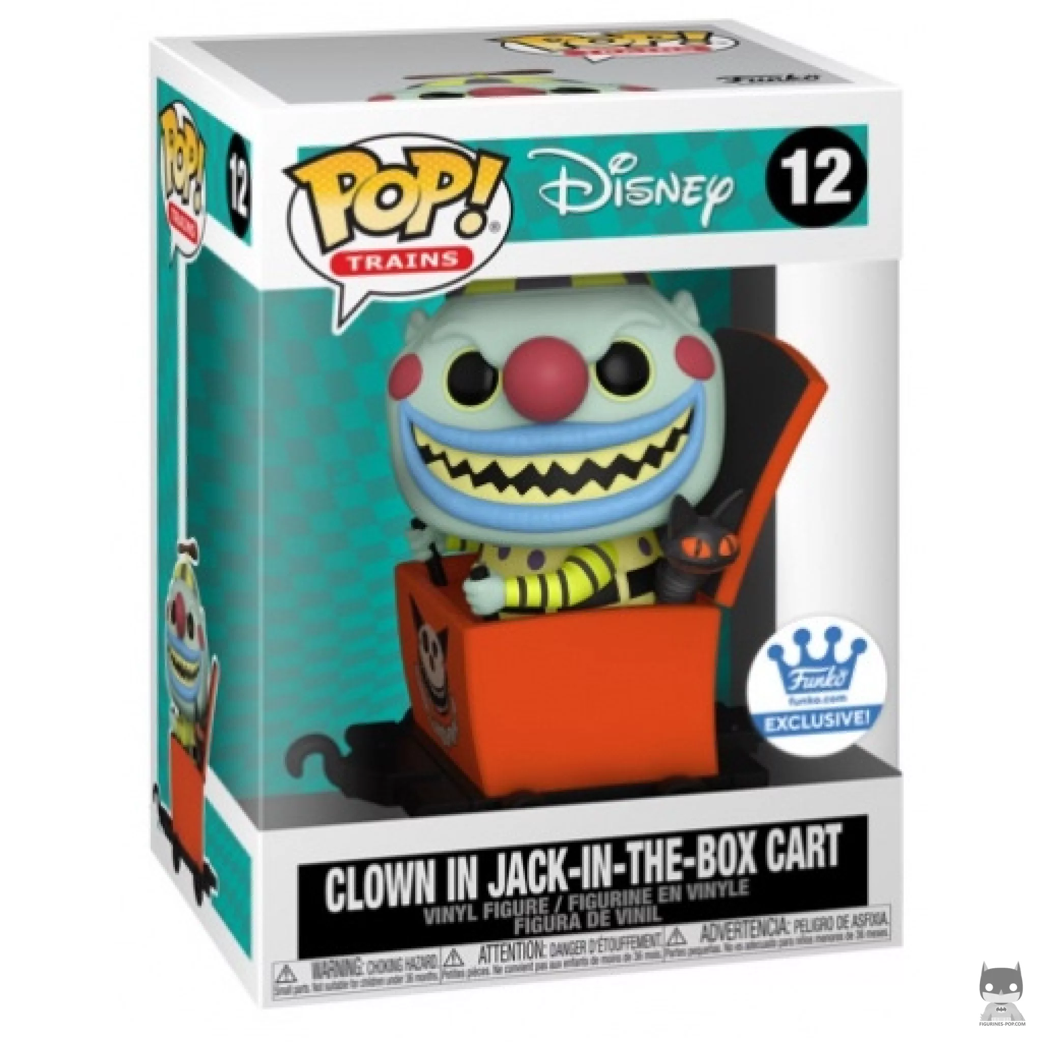 Figurine Funko POP Clown dans le wagon Jack dans la boîte avec boîte
